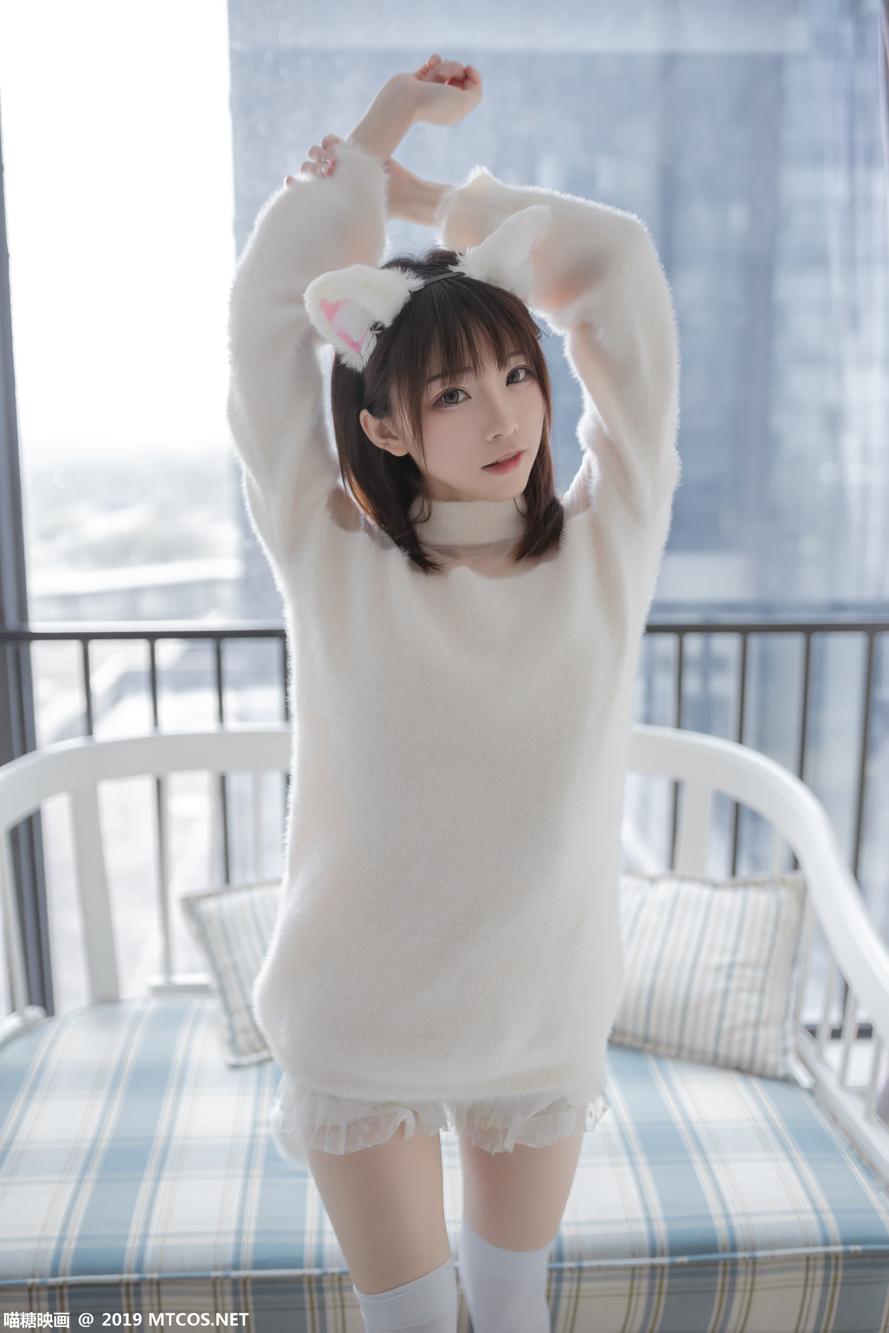 VOL.027 白丝猫耳-图15