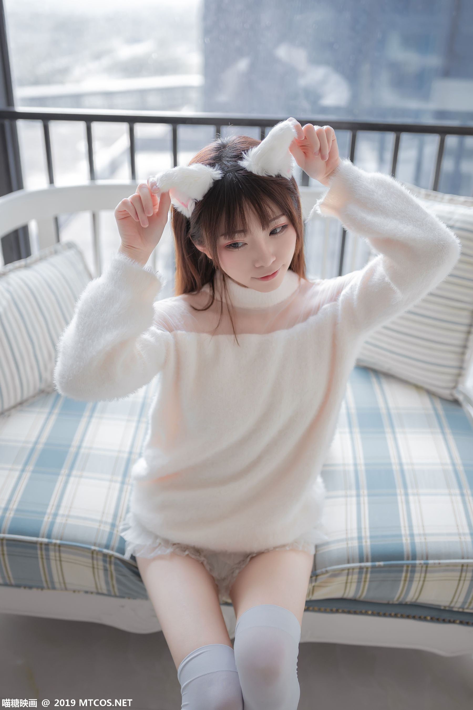VOL.027 白丝猫耳-图19