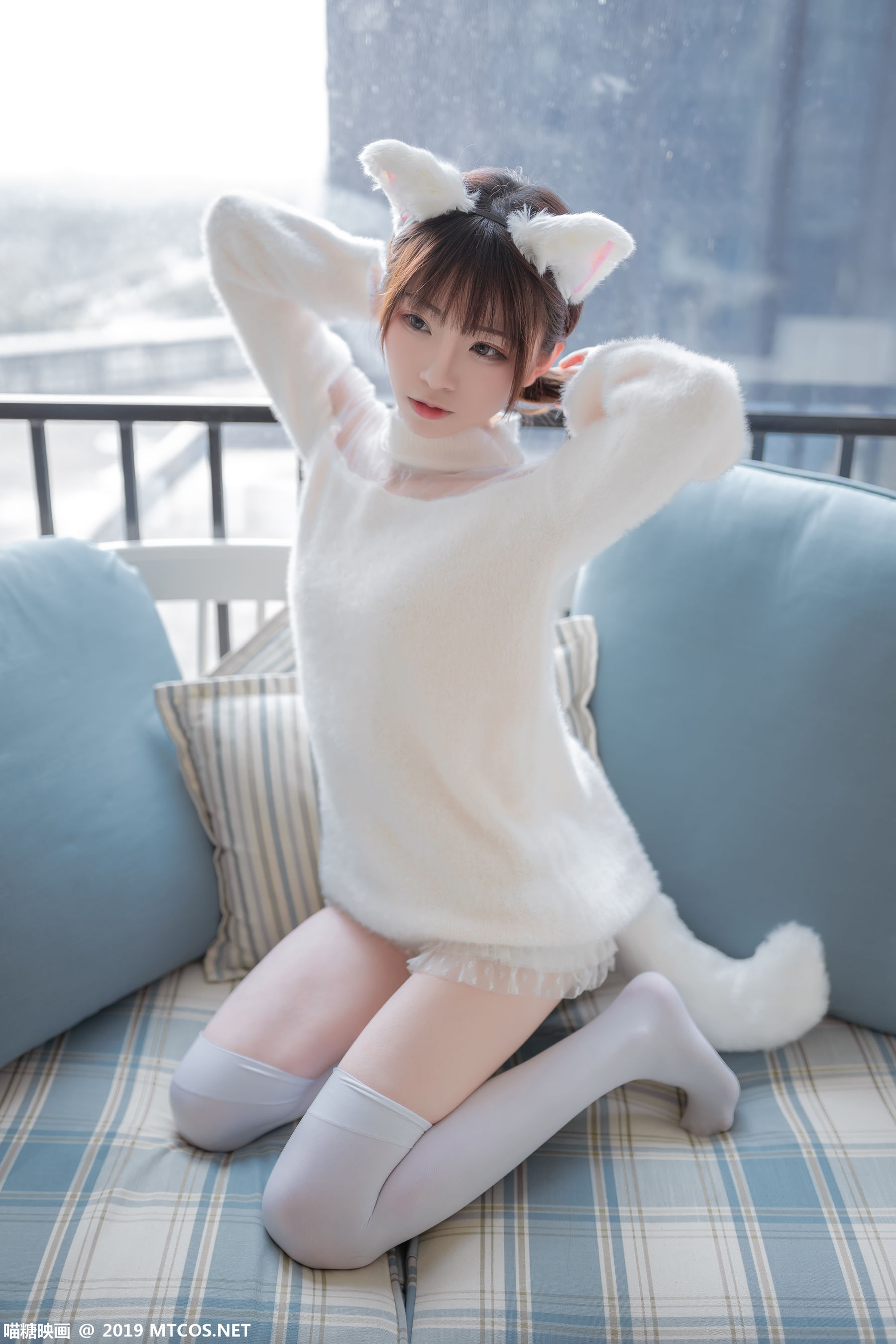 VOL.027 白丝猫耳-图5