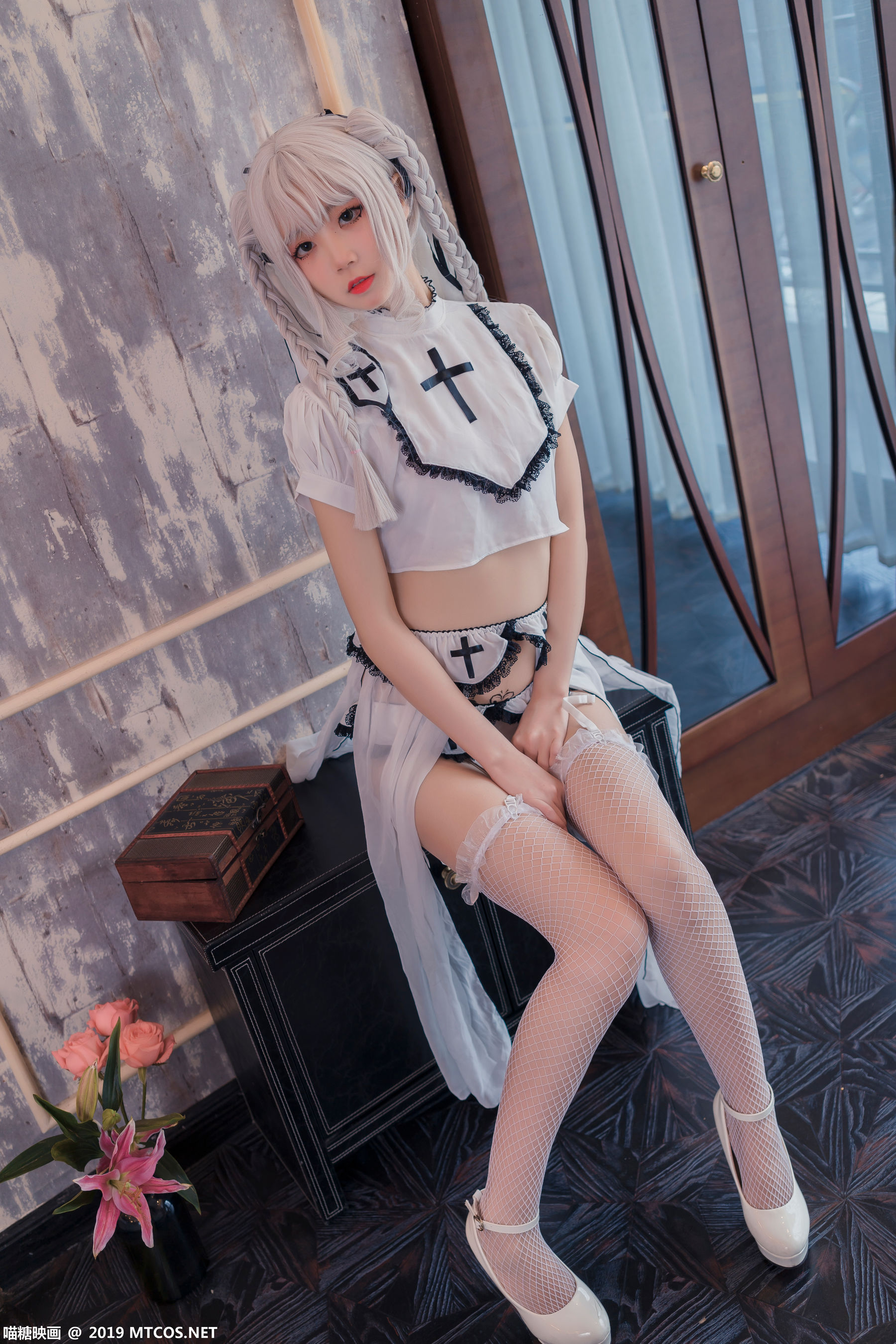 VOL.035 高跟蕾丝网袜-图3