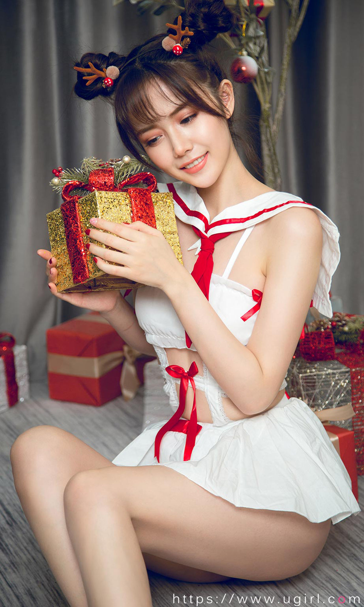 No.1679 唐小糖 制服少女圣诞秀-图9