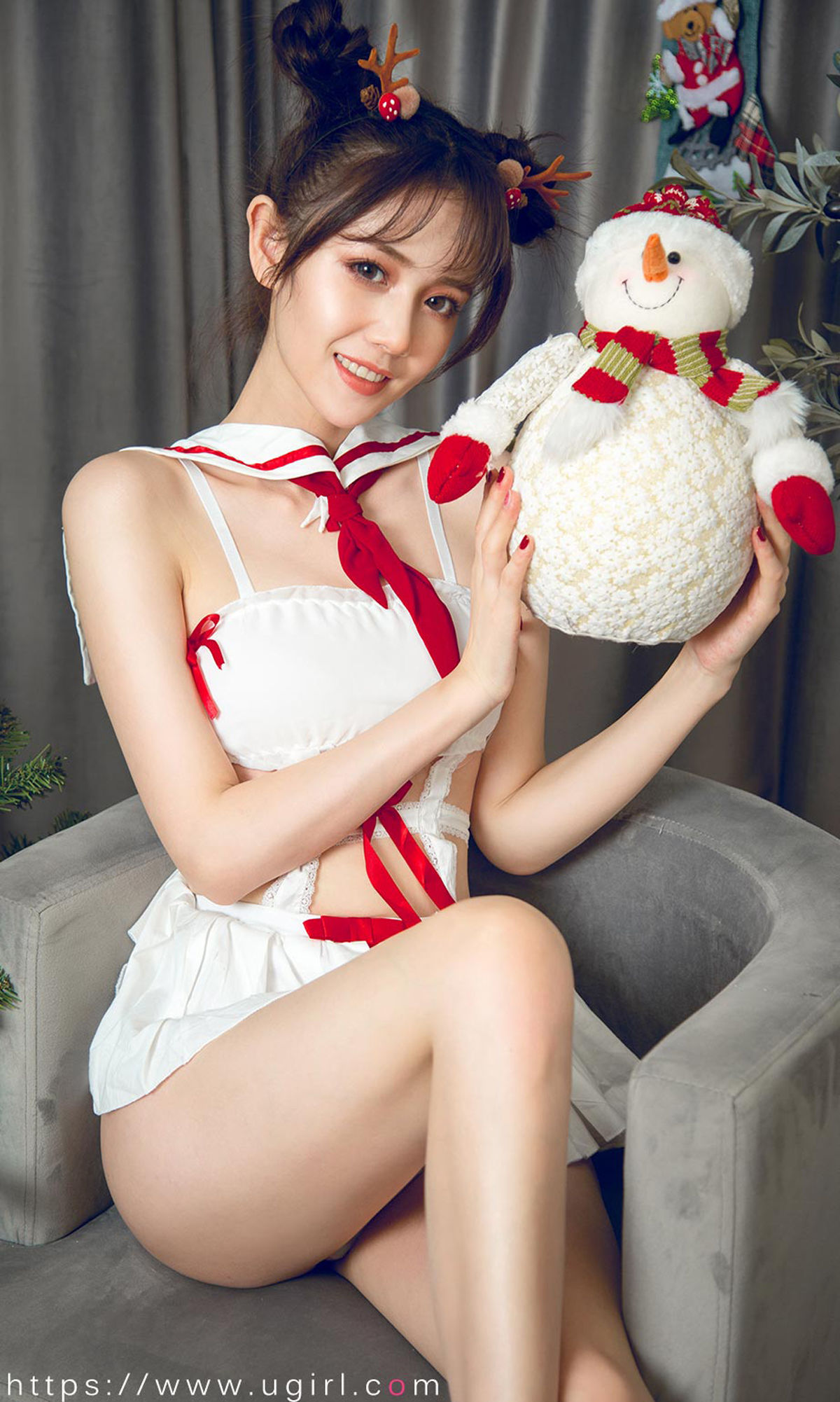 No.1679 唐小糖 制服少女圣诞秀-图16