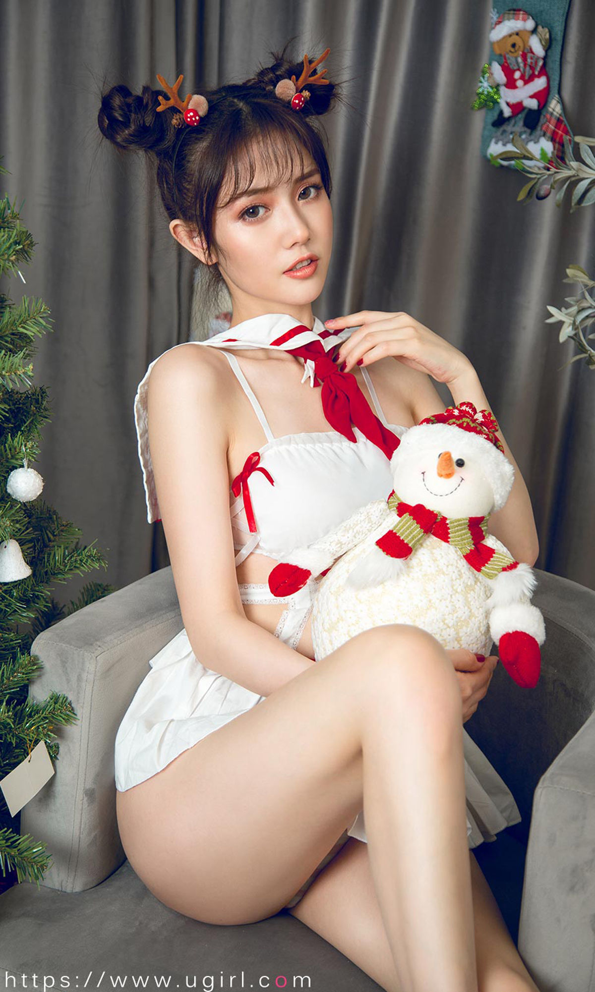 No.1679 唐小糖 制服少女圣诞秀-图19