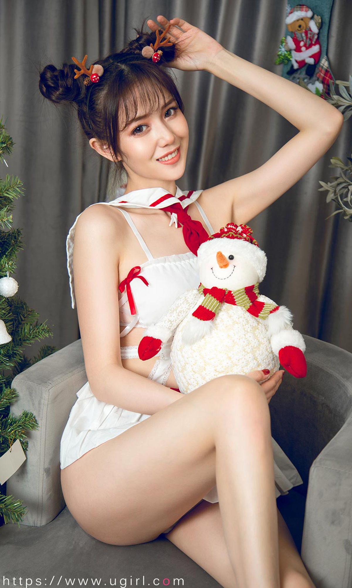 No.1679 唐小糖 制服少女圣诞秀-图23