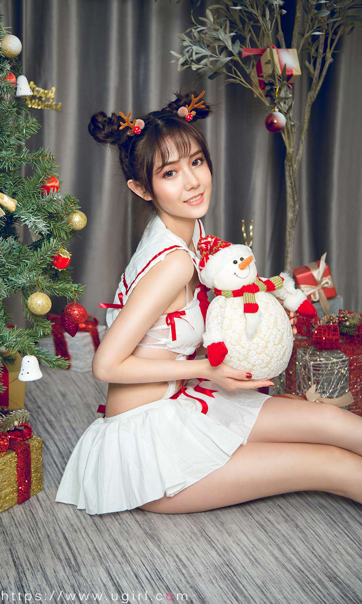 No.1679 唐小糖 制服少女圣诞秀-图26