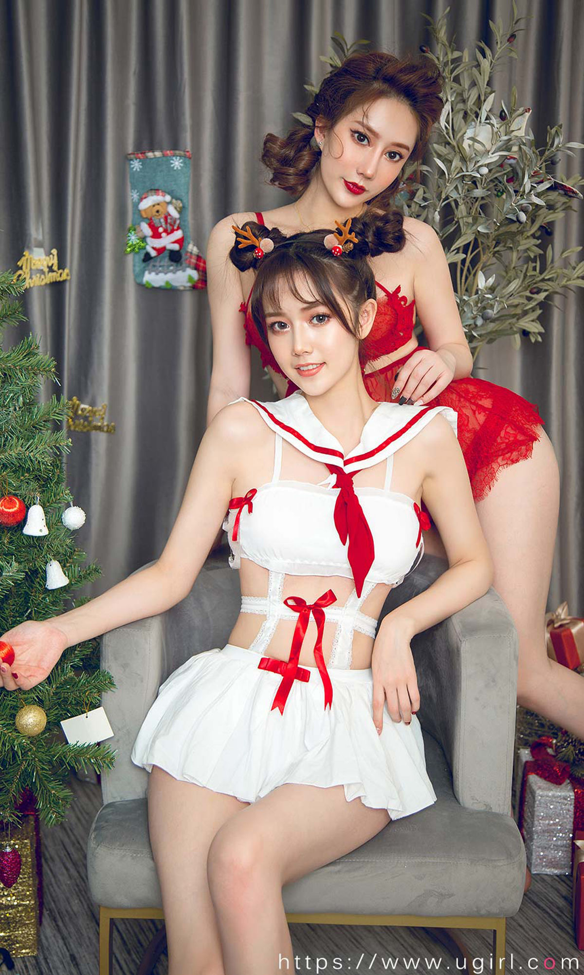 No.1680 苏小曼&唐小糖 圣诞姐妹来狂欢-图9