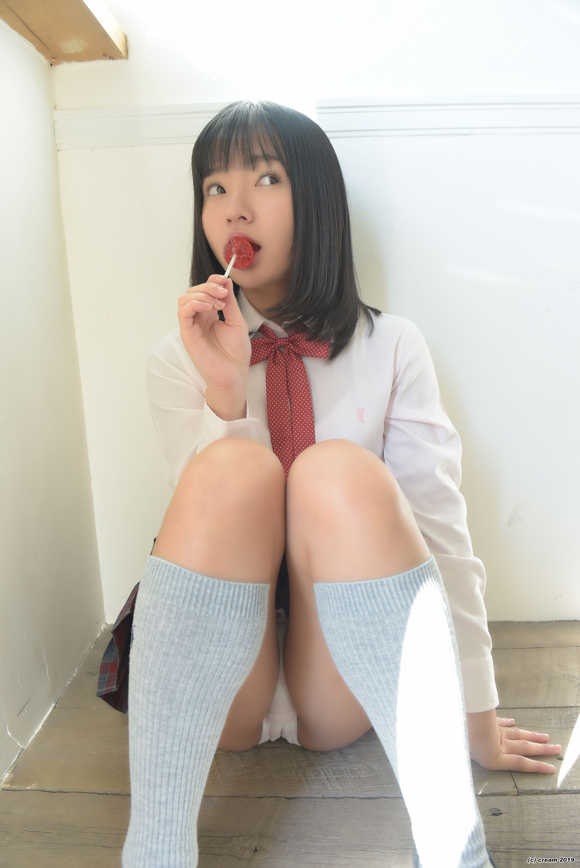 Ayana Nishinaga 西永彩奈 Ayana Stripes - (Cream) - PPV-图11