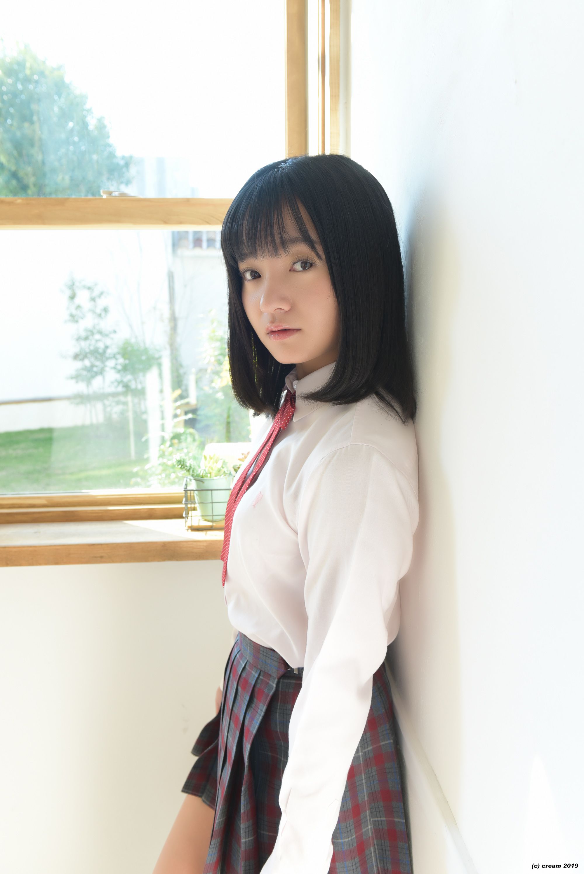 Ayana Nishinaga 西永彩奈 Ayana Stripes - (Cream) - PPV-图3