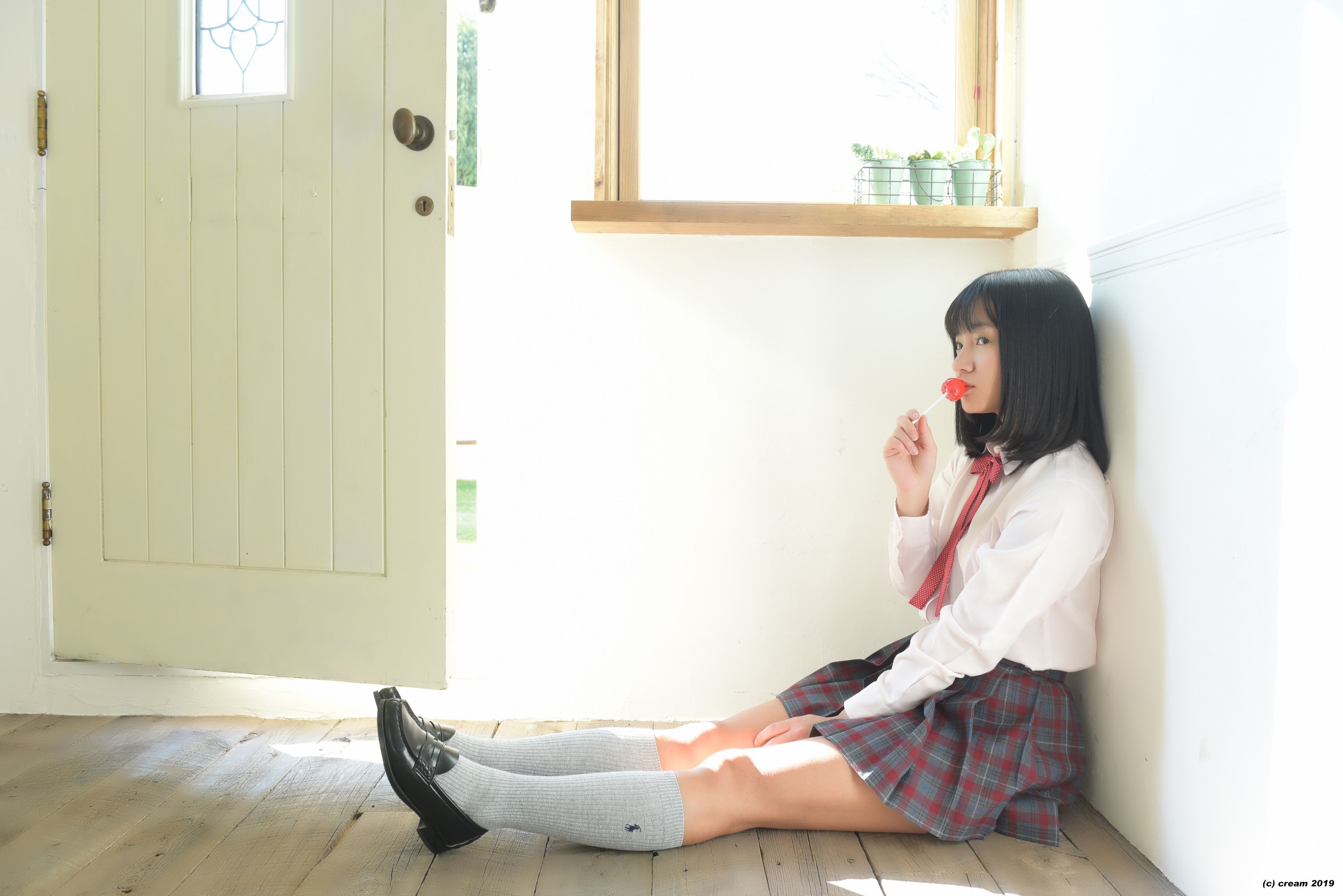 Ayana Nishinaga 西永彩奈 Ayana Stripes - (Cream) - PPV-图5