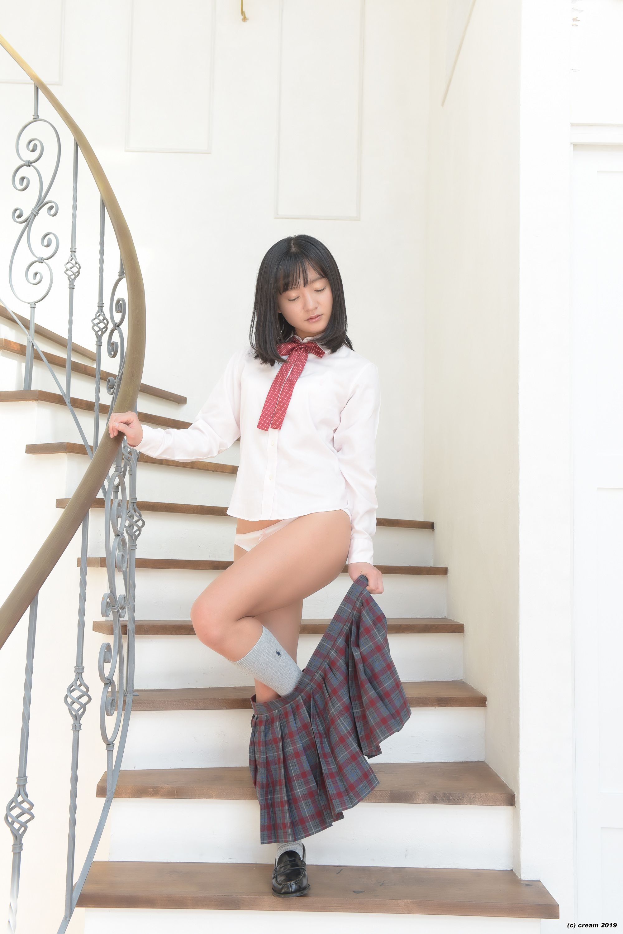 Ayana Nishinaga 西永彩奈 Ayana Stripes - (Cream) - PPV-图60
