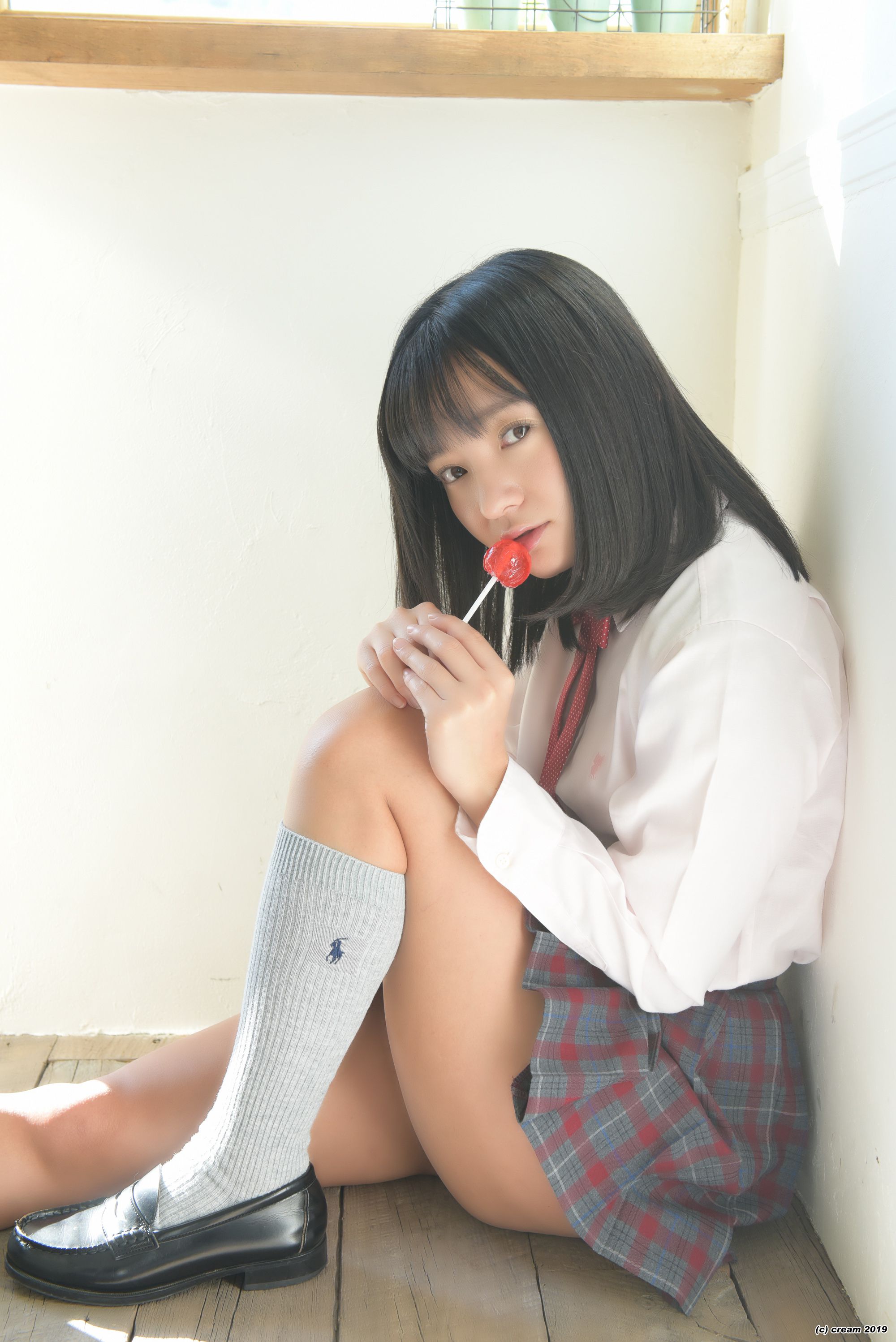 Ayana Nishinaga 西永彩奈 Ayana Stripes - (Cream) - PPV-图6