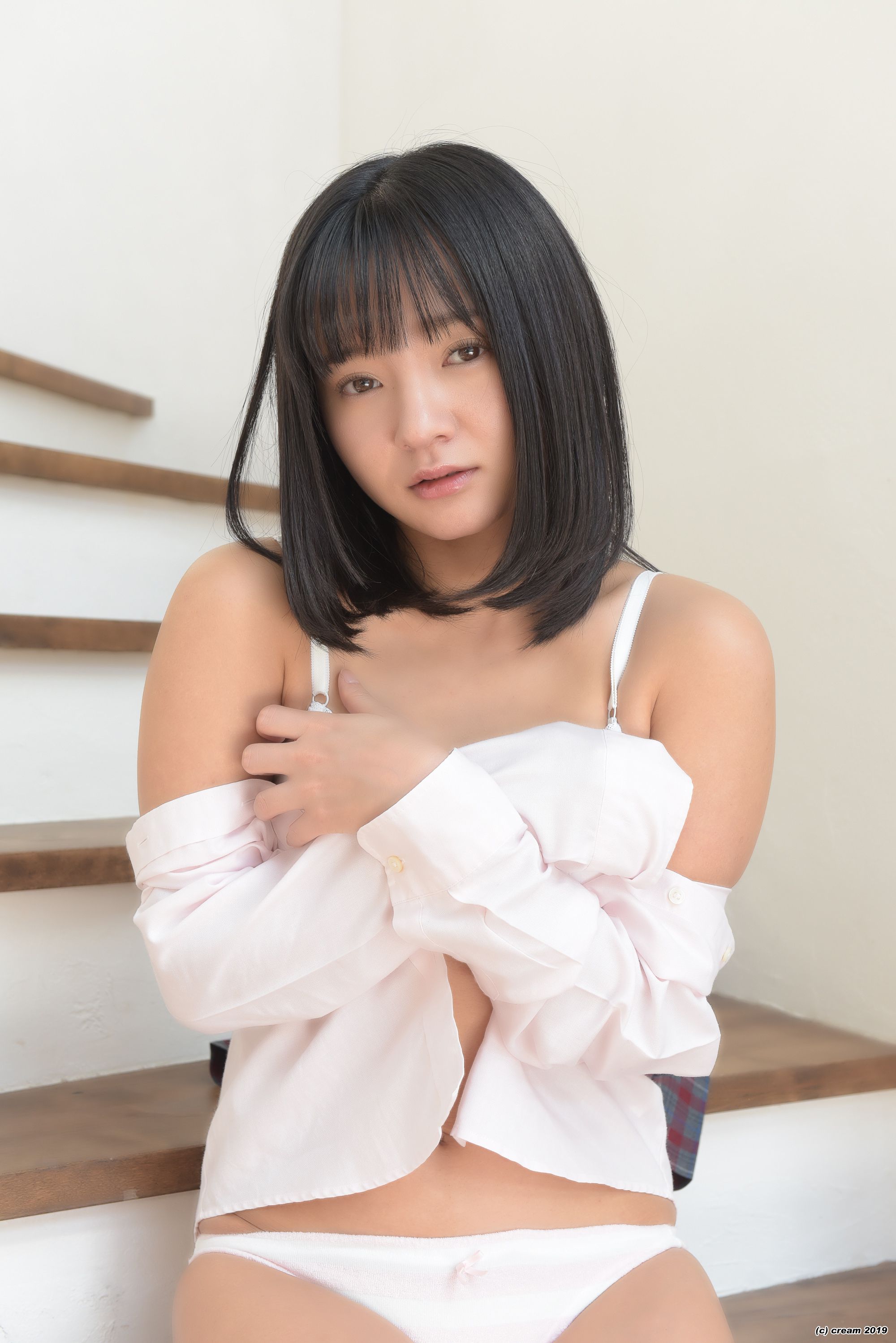 Ayana Nishinaga 西永彩奈 Ayana Stripes - (Cream) - PPV-图76