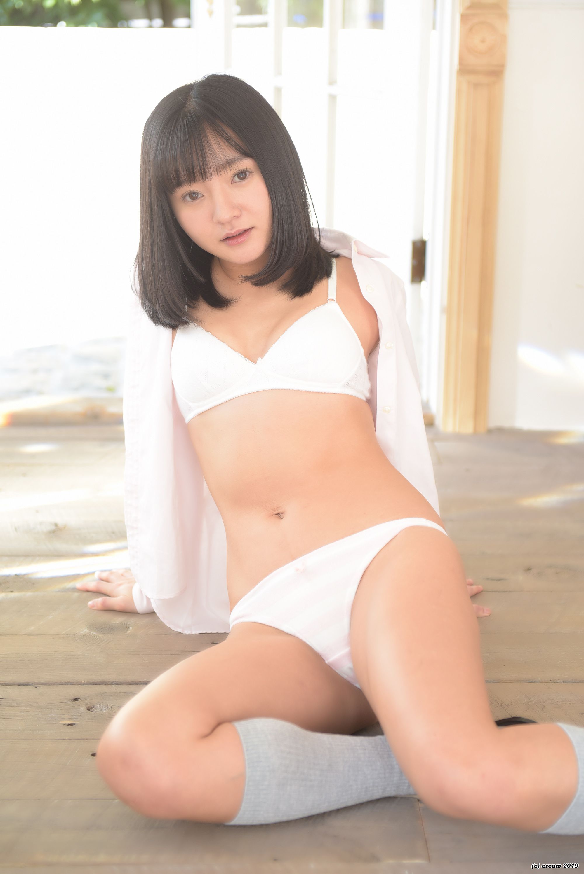 Ayana Nishinaga 西永彩奈 Ayana Stripes - (Cream) - PPV-图78