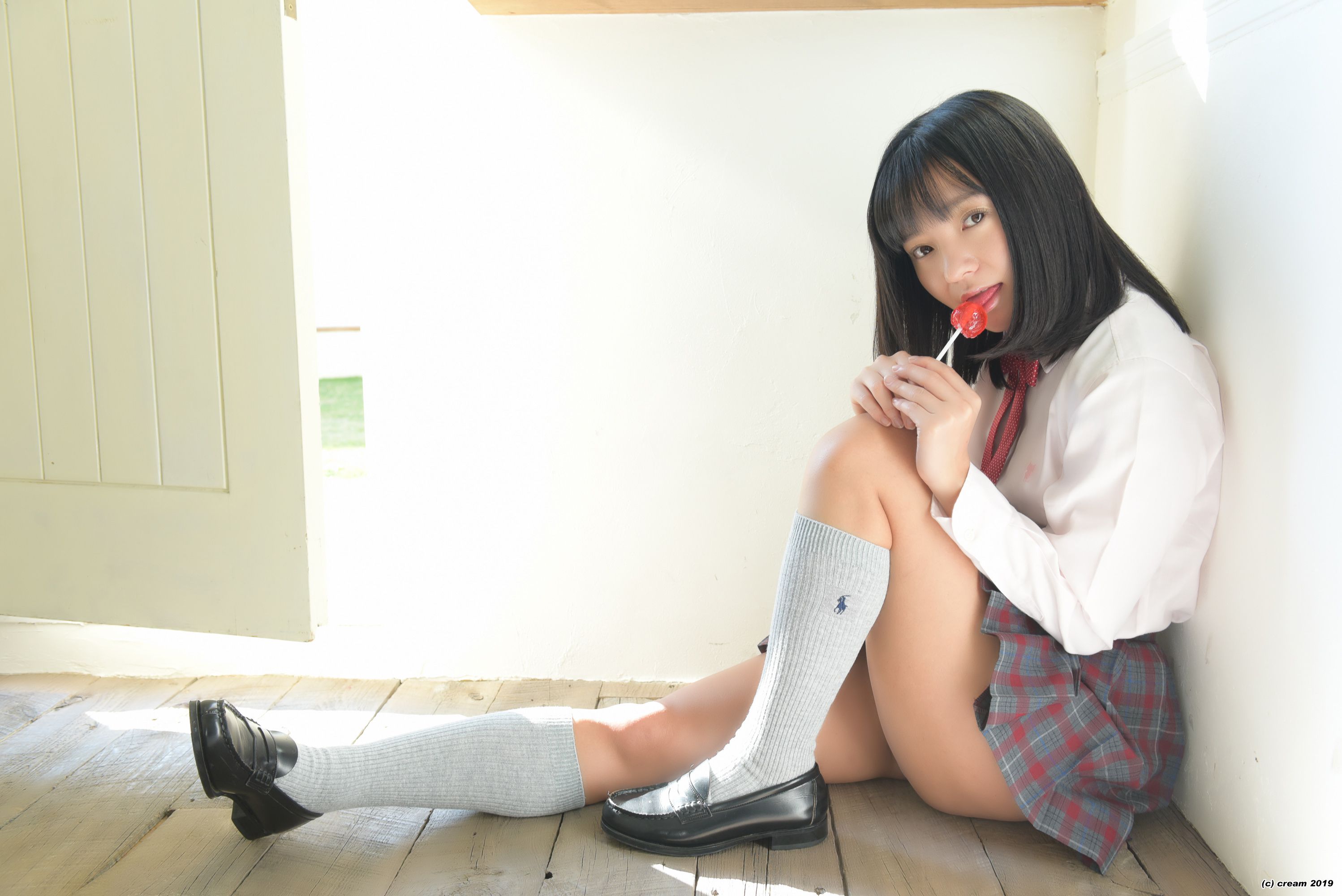 Ayana Nishinaga 西永彩奈 Ayana Stripes - (Cream) - PPV-图7