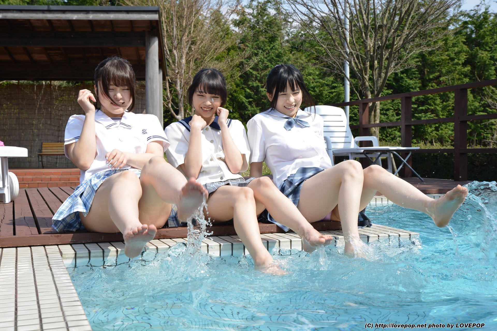 Yua Kuramochi 倉持結愛 & Iku Natsumi 夏海いく& Yuuka Aoyama 青山佑香 Photoset 07-图15