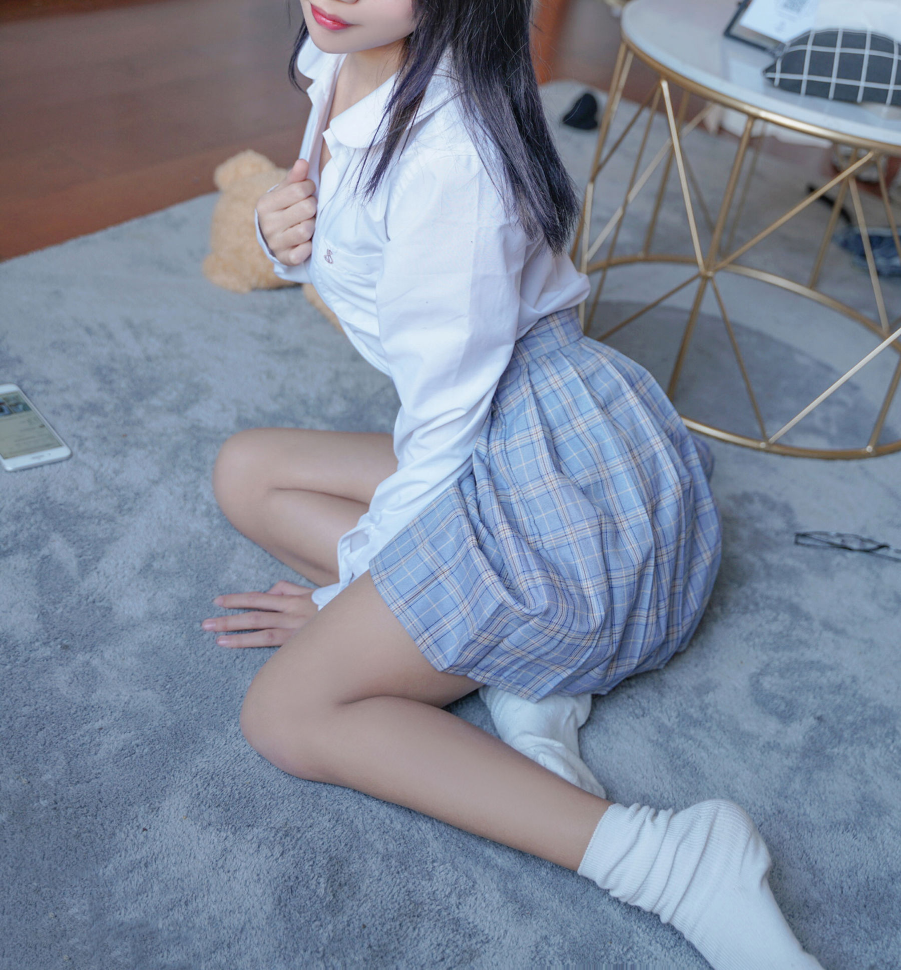 VOL.047 裸腿制服裙-图22