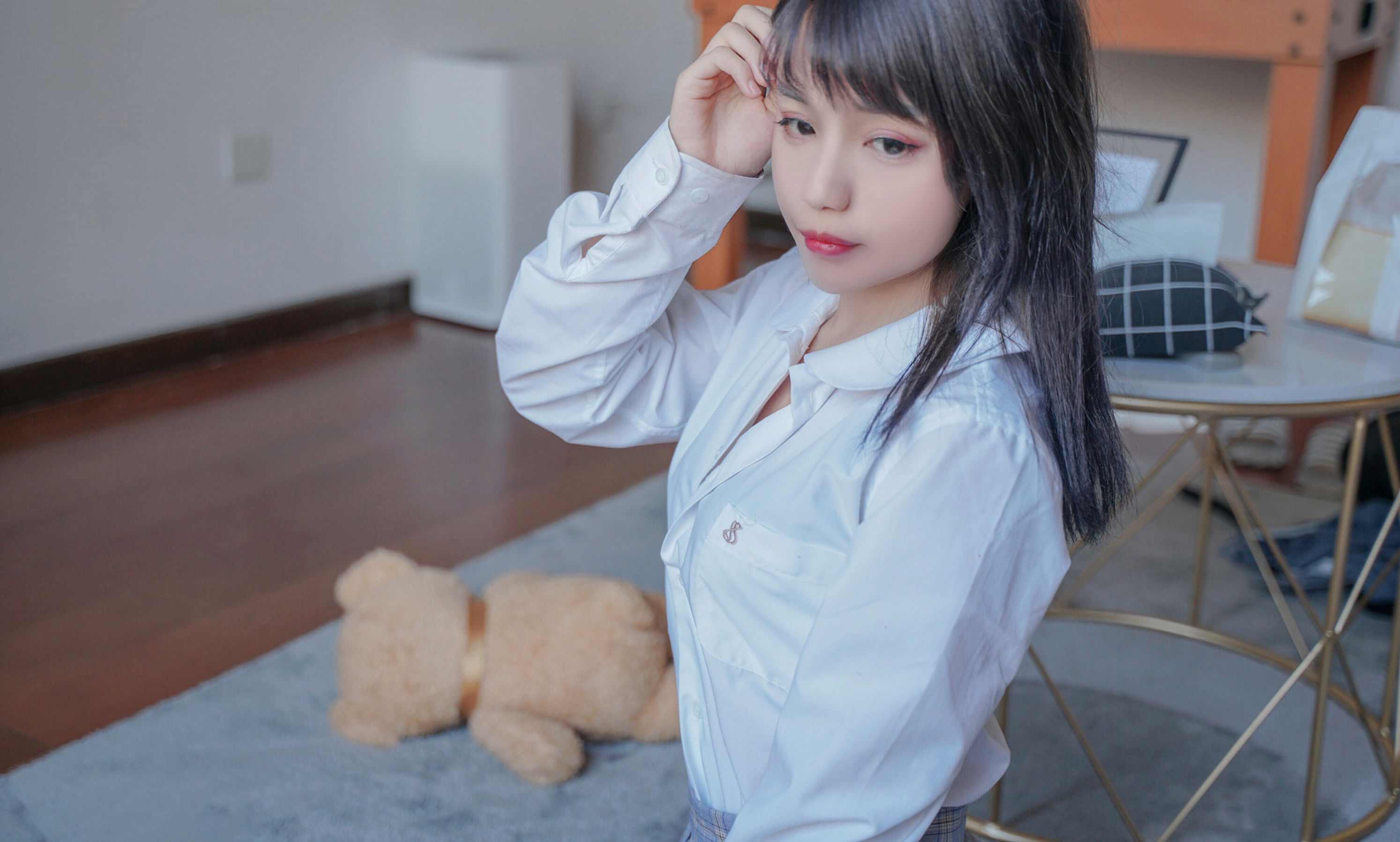 VOL.047 裸腿制服裙-图30
