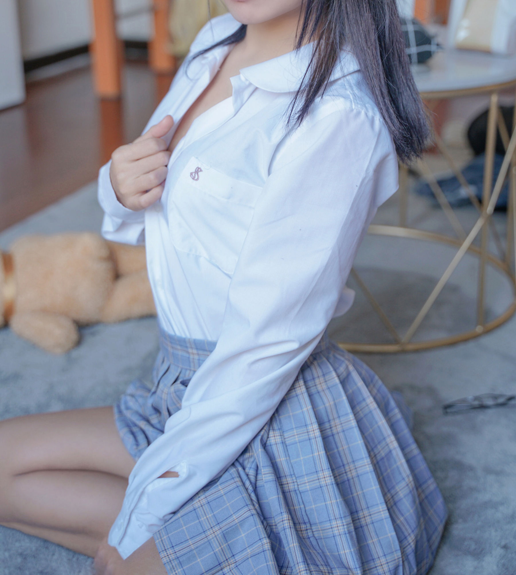 VOL.047 裸腿制服裙-图37