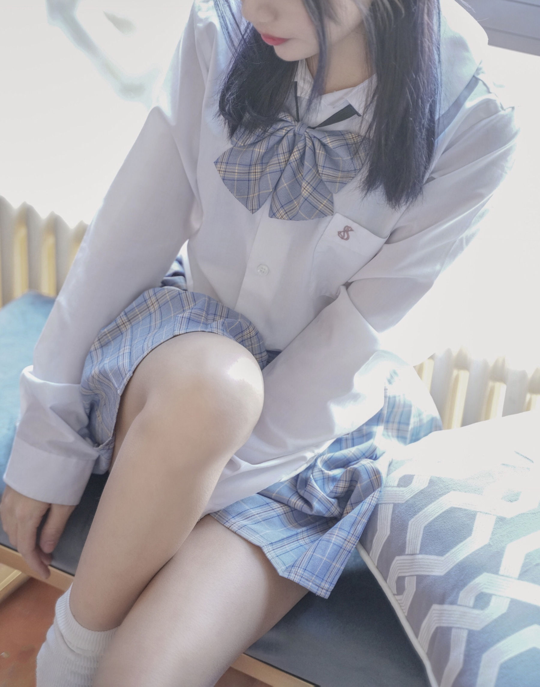 VOL.047 裸腿制服裙-图4
