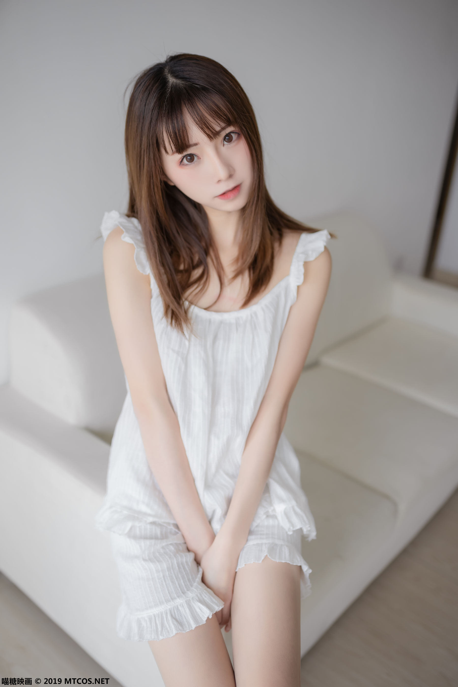 VOL.056 白色睡衣-图41