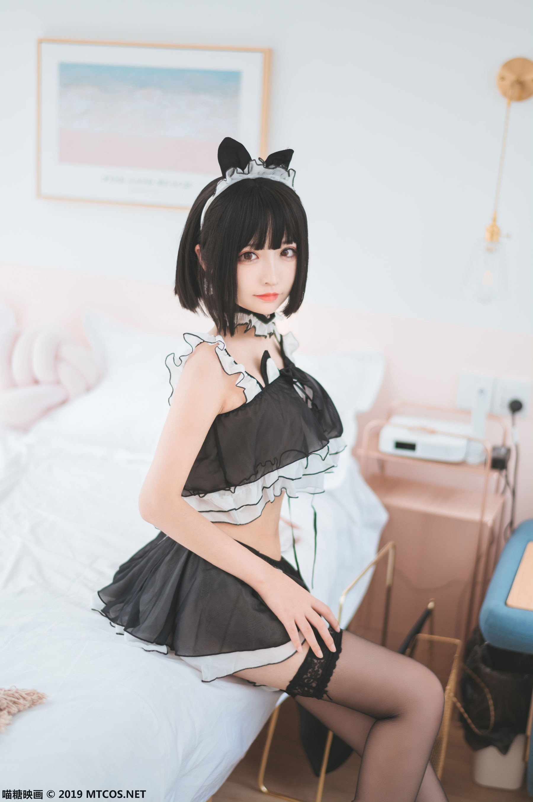 VOL.060 黑丝猫耳-图0