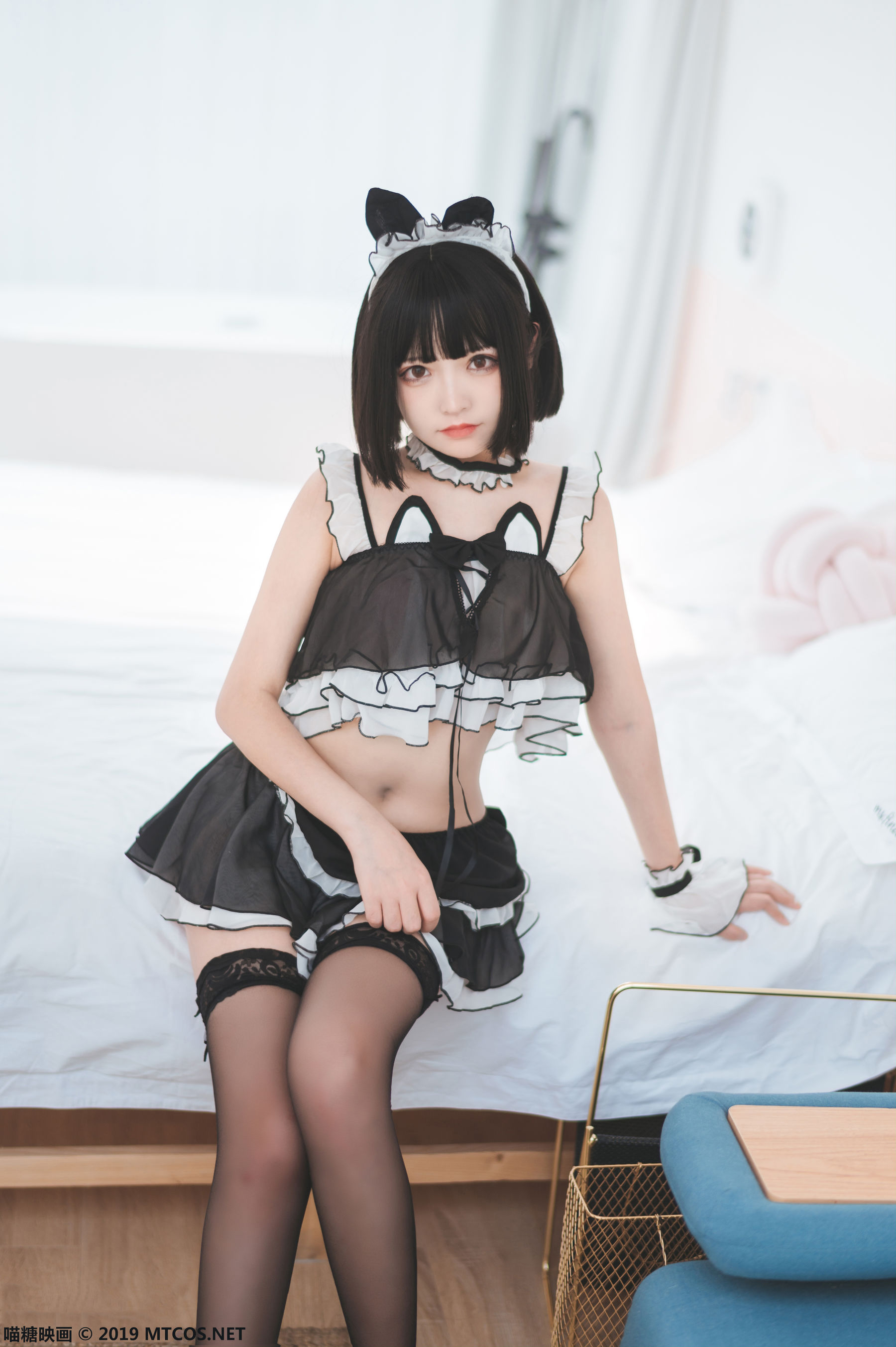VOL.060 黑丝猫耳-图3