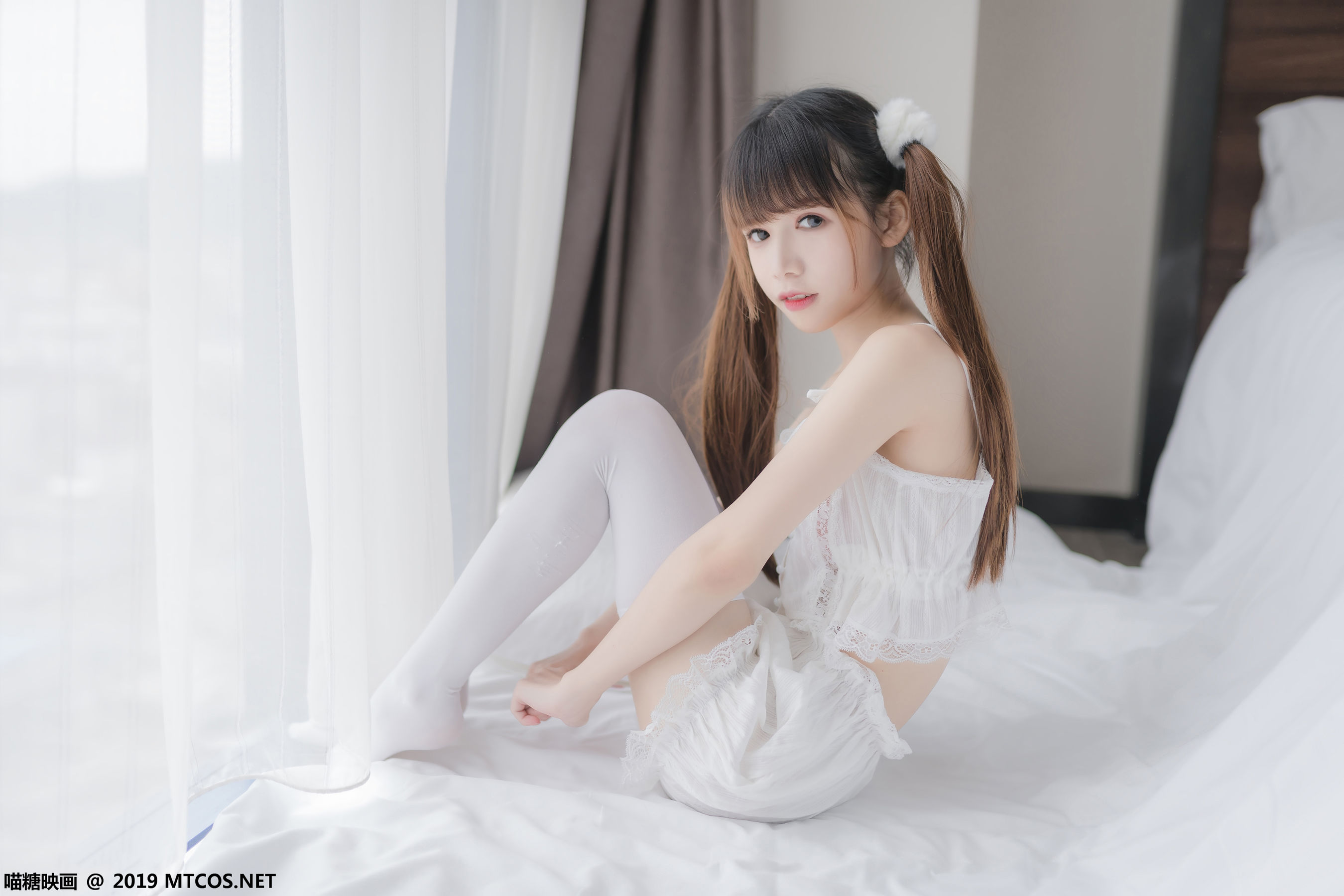 VOL.065 白丝双马尾-图9