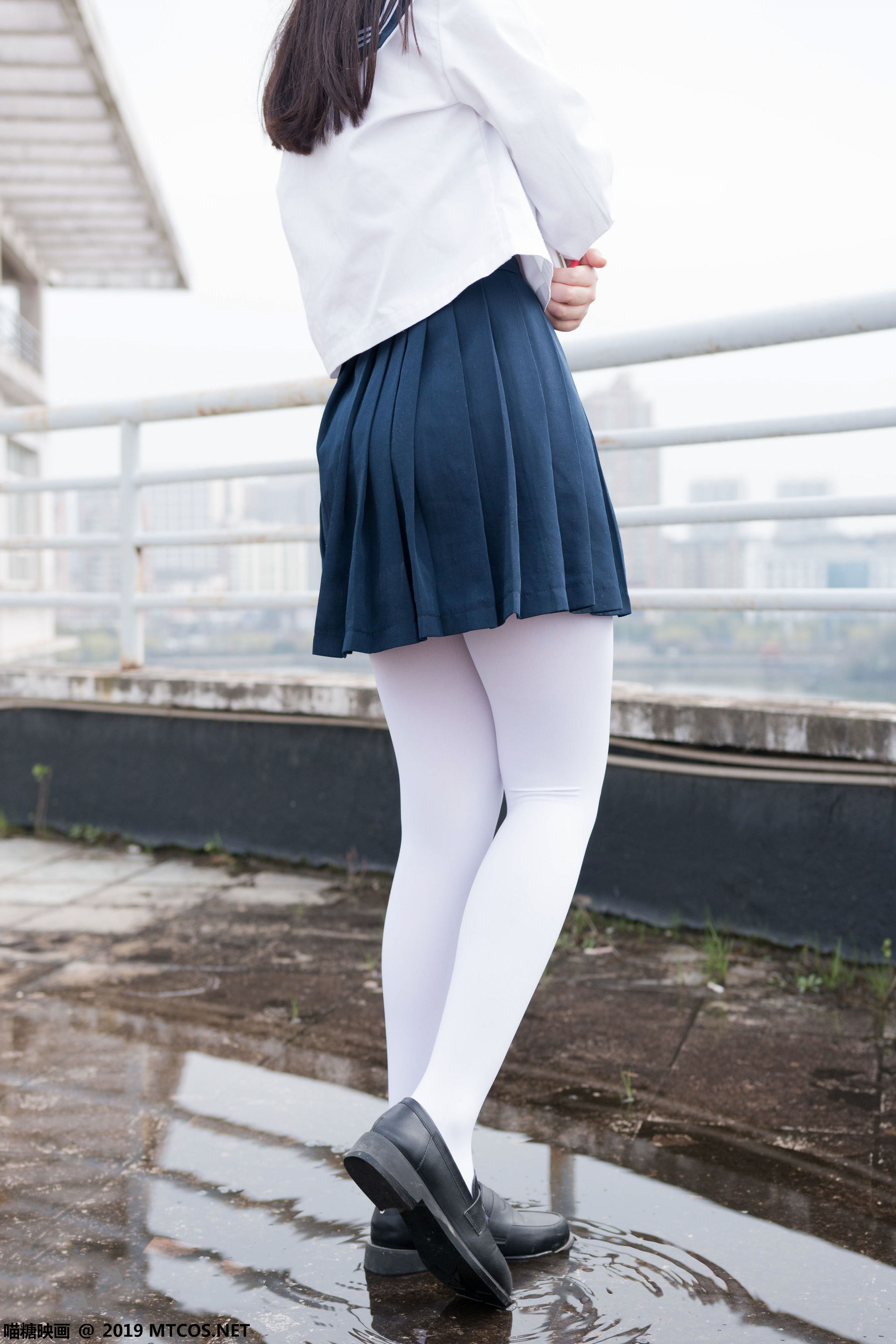 VOL.067 喵喵的白丝水手服-图12