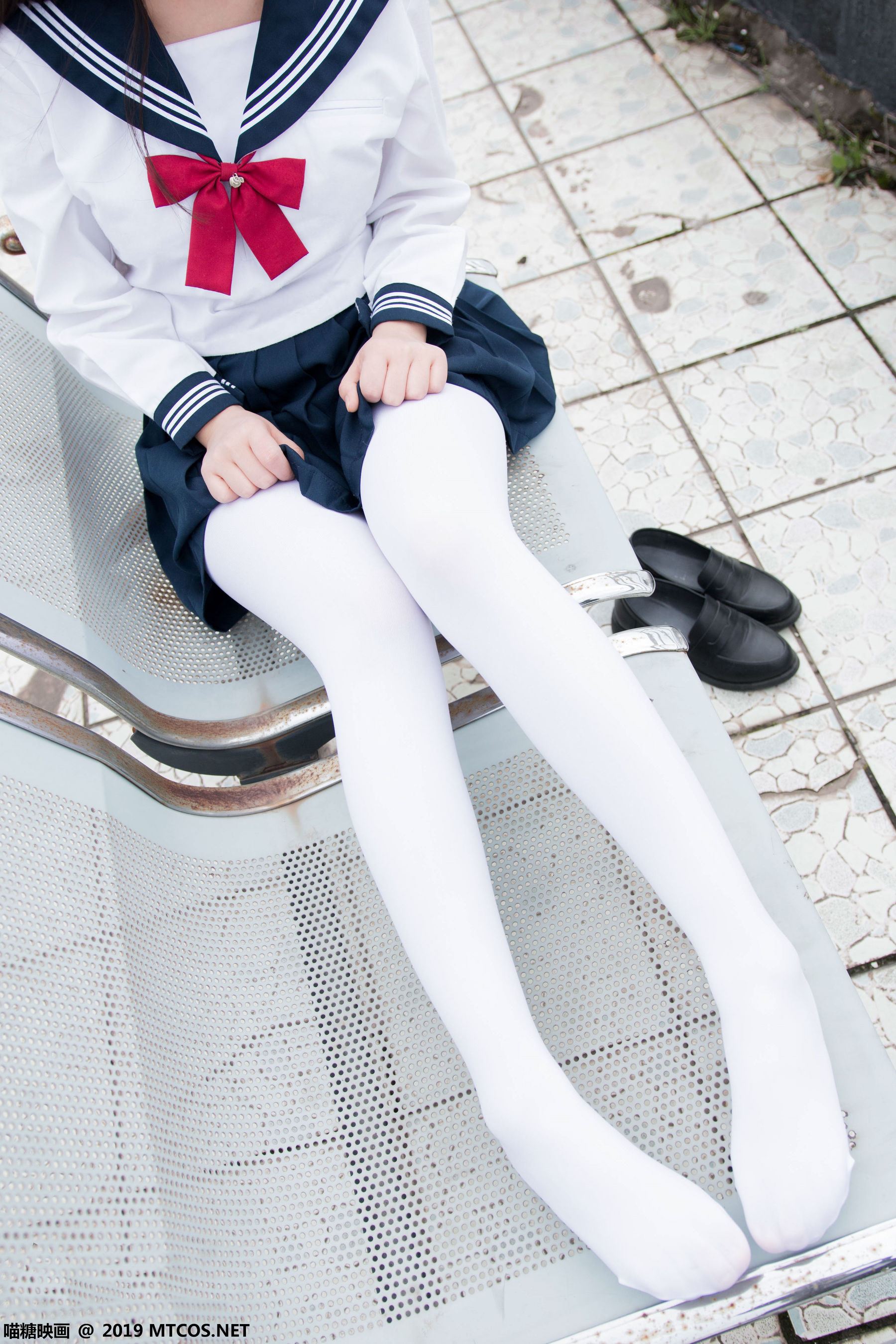VOL.067 喵喵的白丝水手服-图17