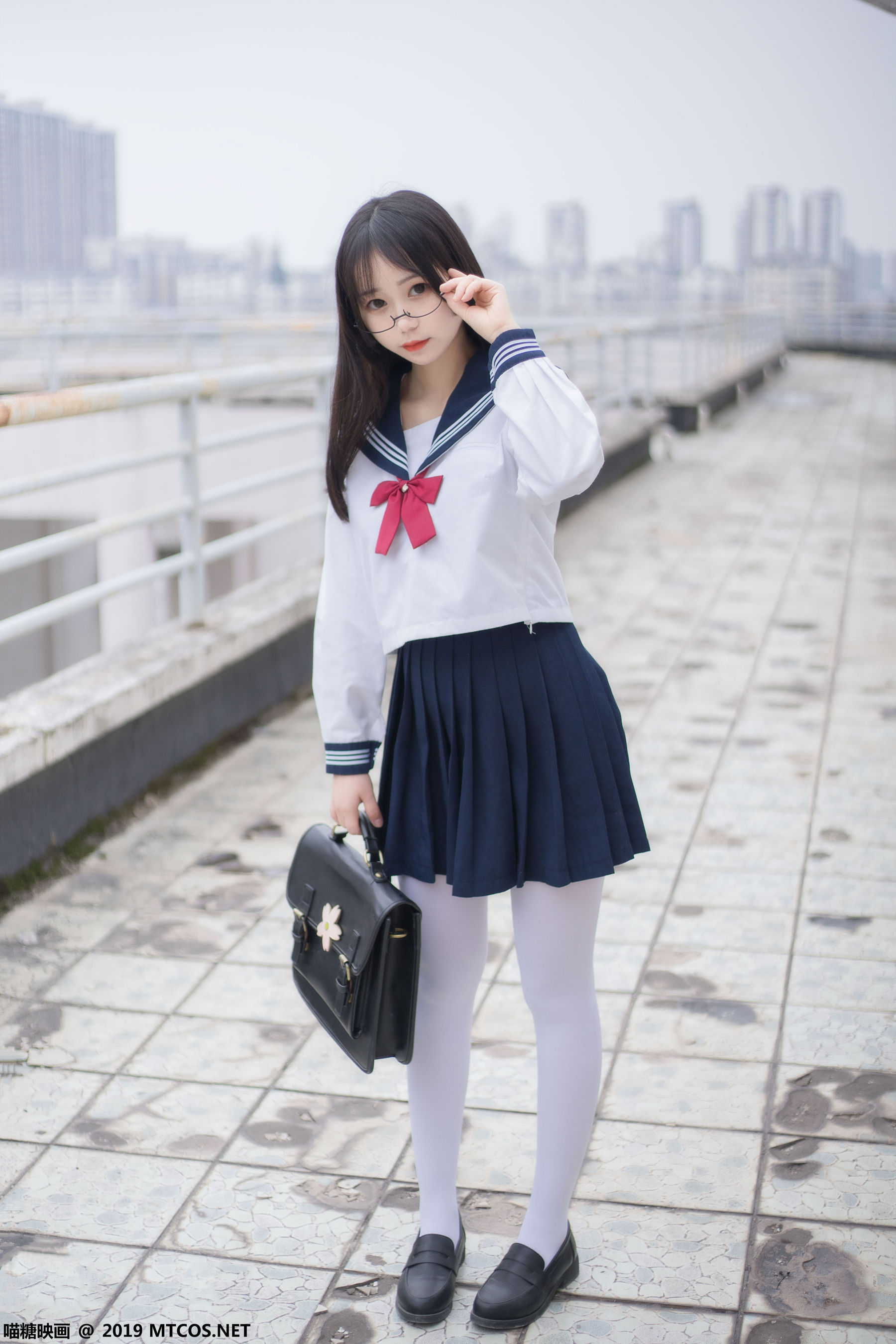 VOL.067 喵喵的白丝水手服-图4