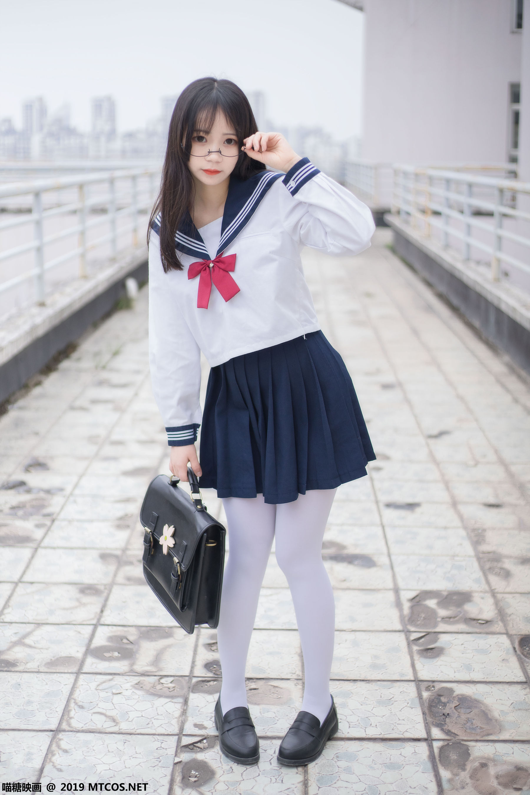 VOL.067 喵喵的白丝水手服-图5