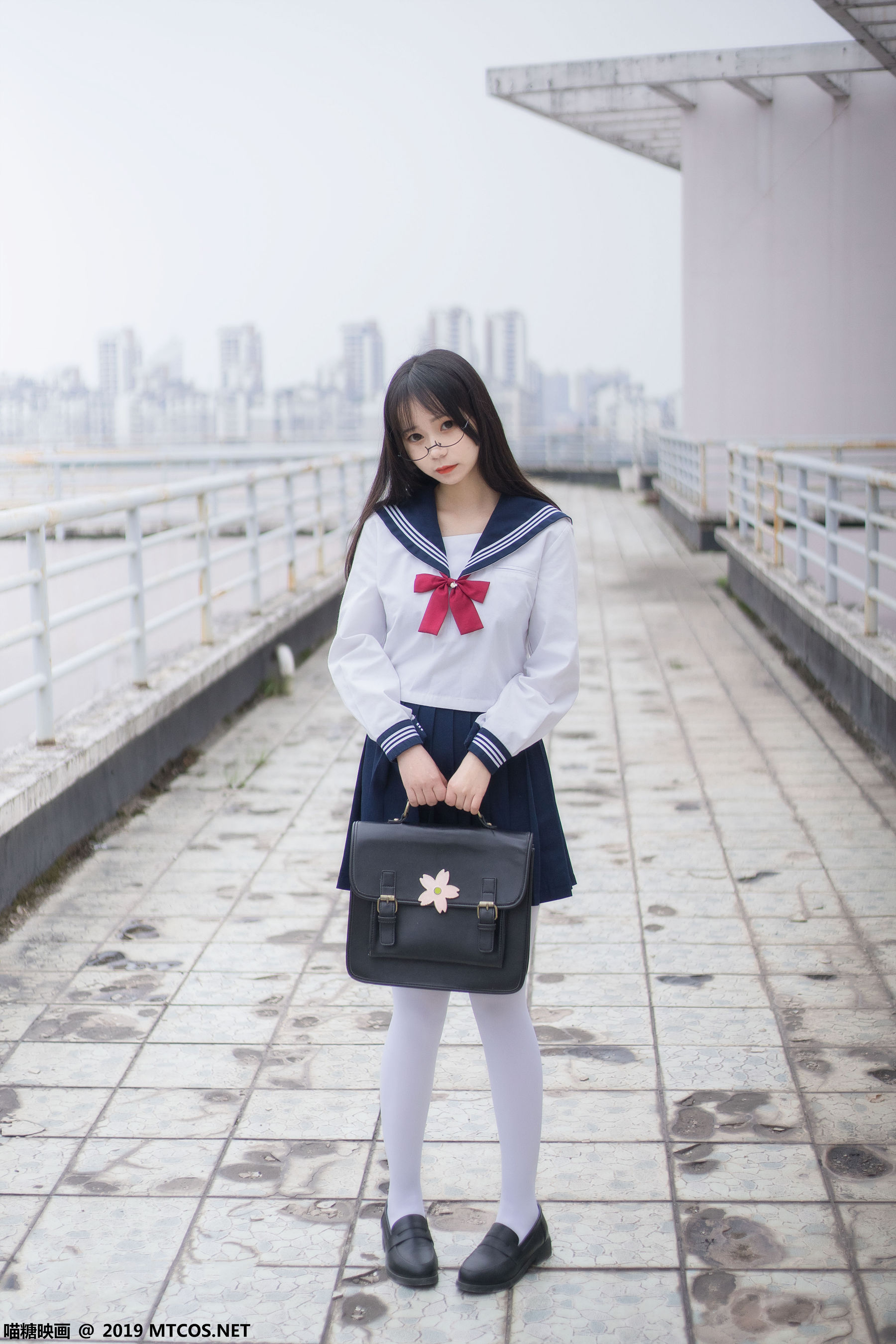 VOL.067 喵喵的白丝水手服-图6