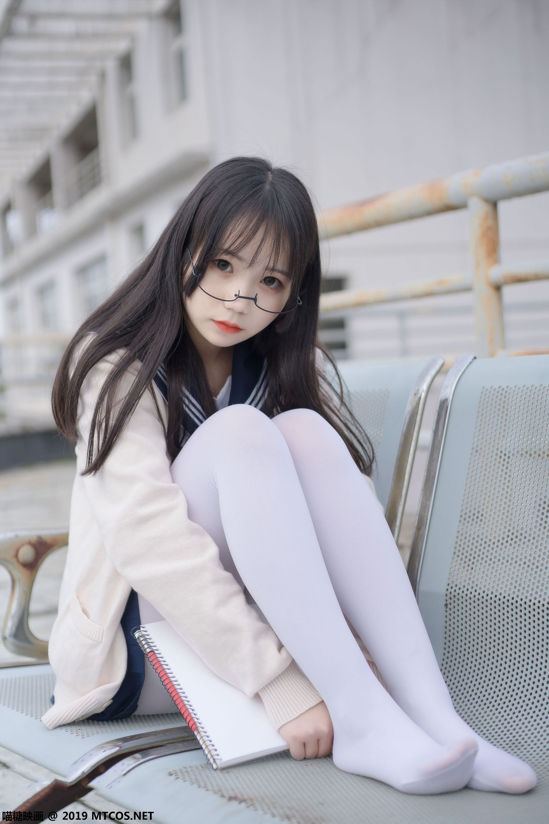 VOL.067 喵喵的白丝水手服-图8