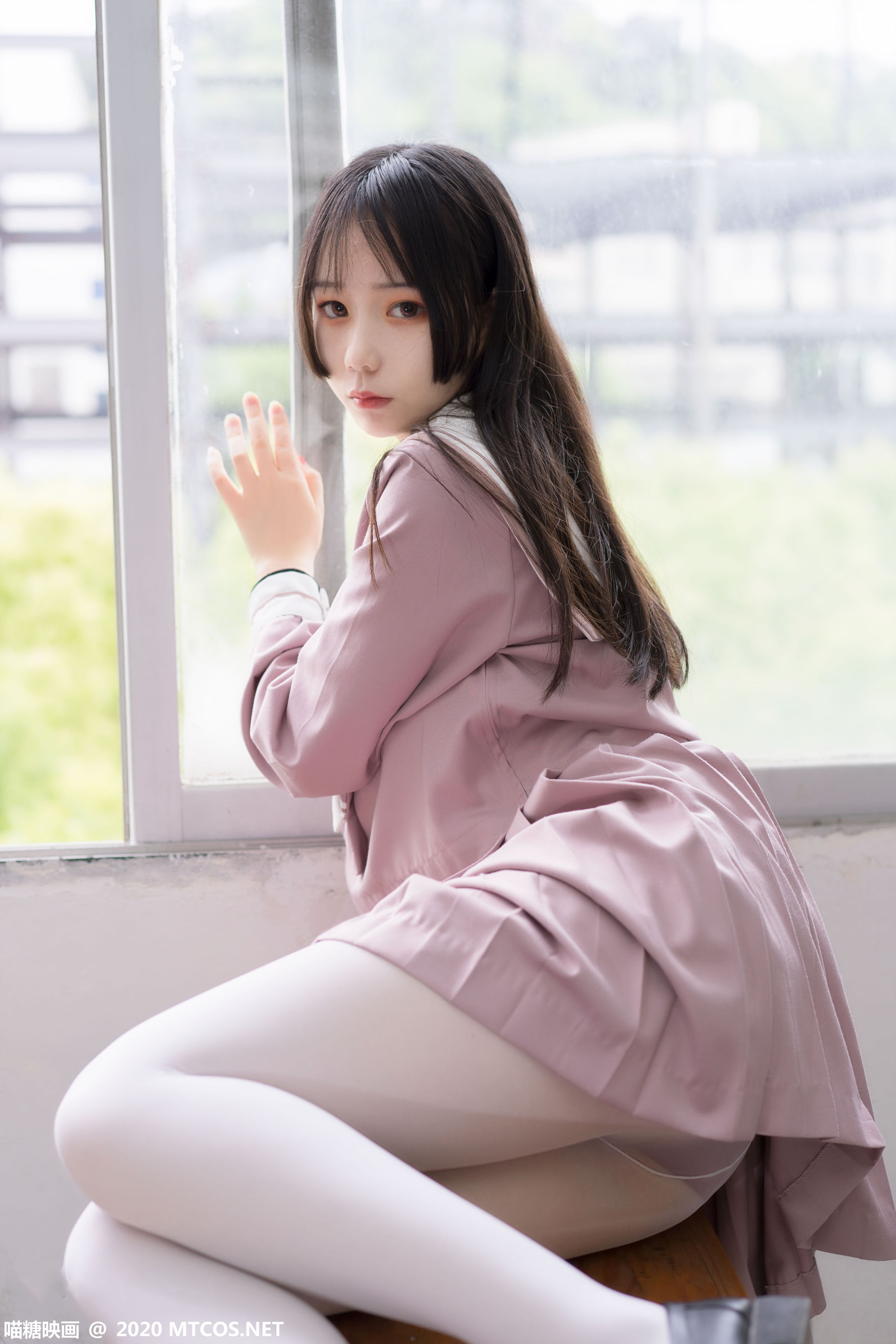 VOL.074 粉色JK小姐姐-图3