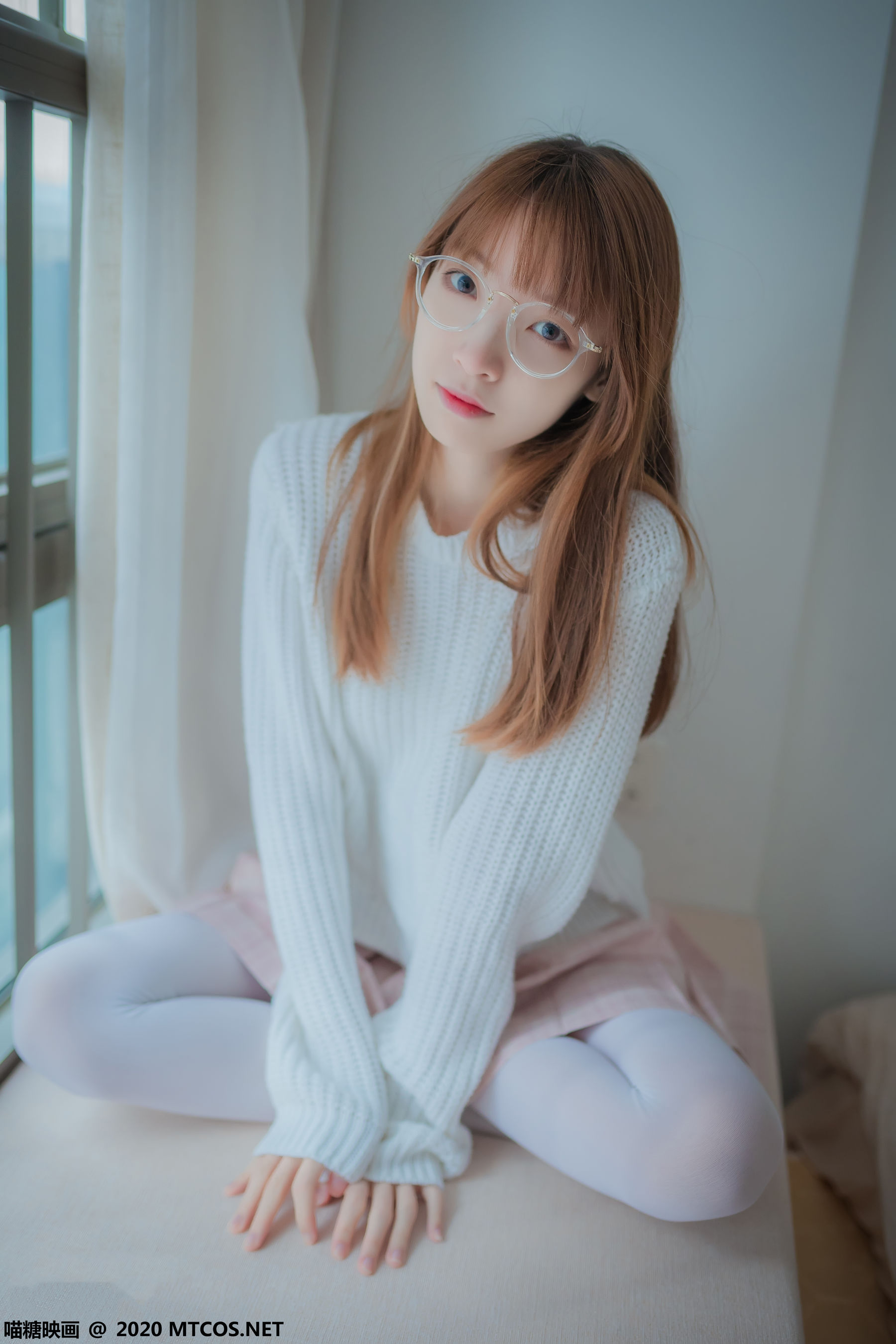 VOL.077 粉格裙的眼睛娘-图9