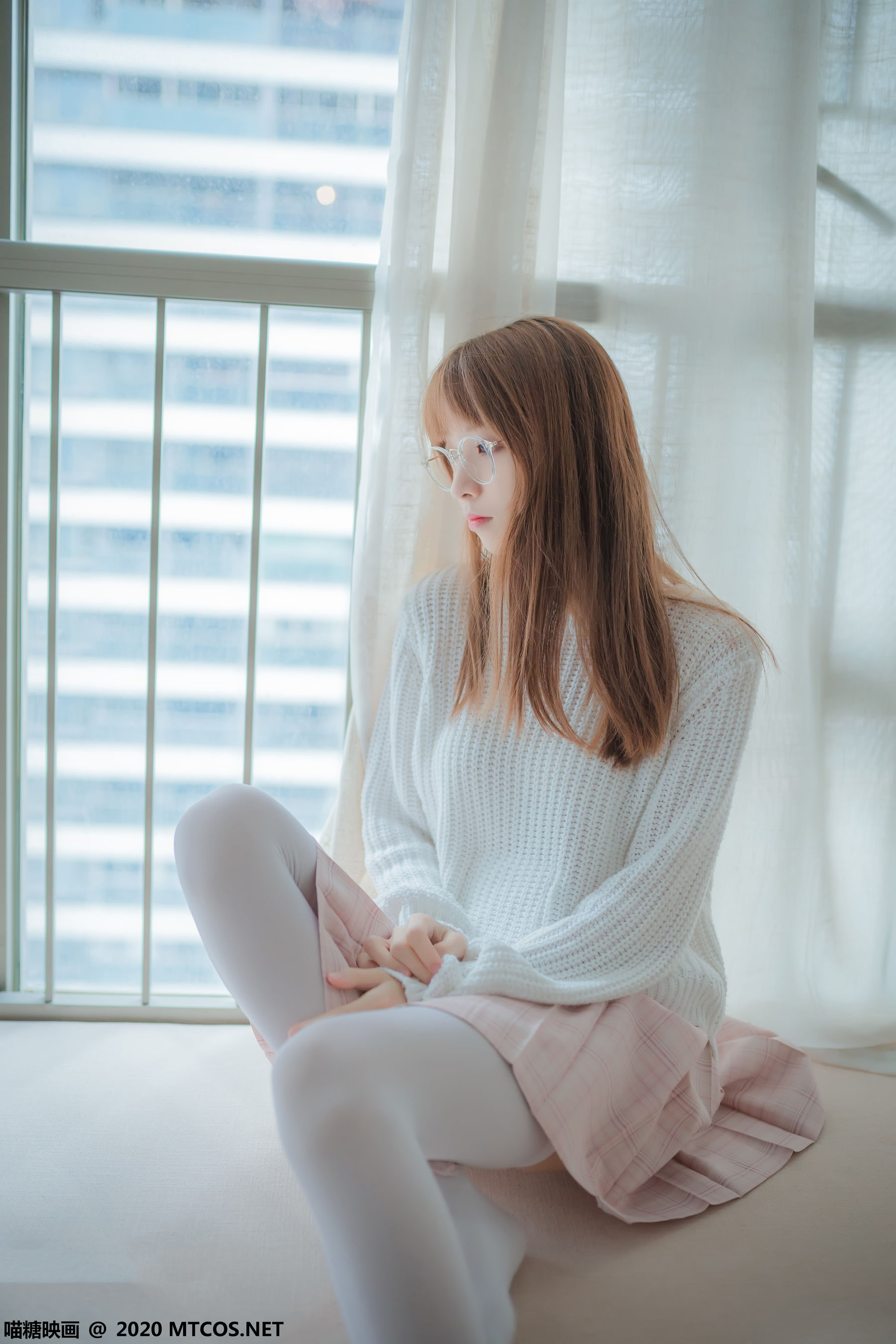 VOL.077 粉格裙的眼睛娘-图11