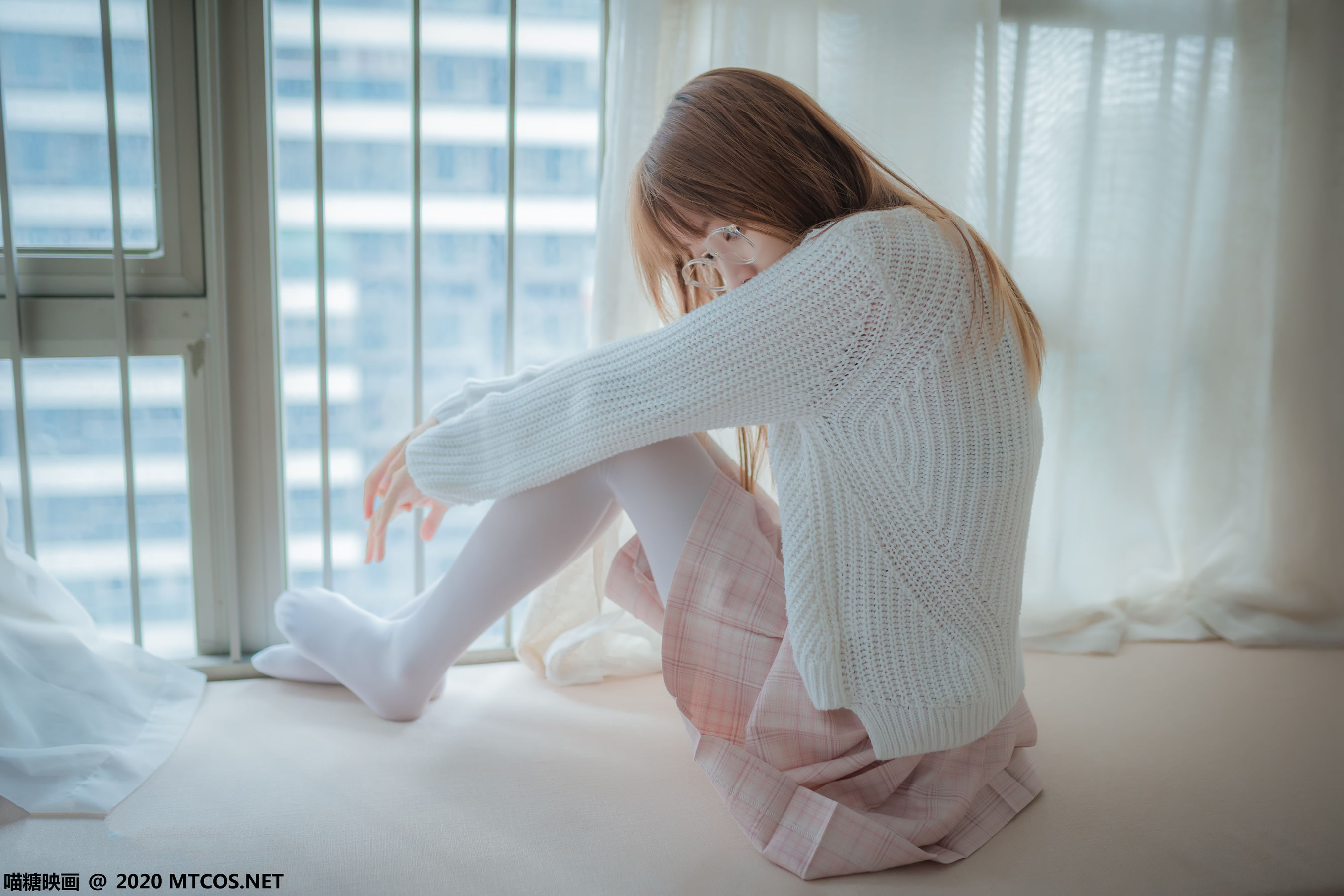 VOL.077 粉格裙的眼睛娘-图12