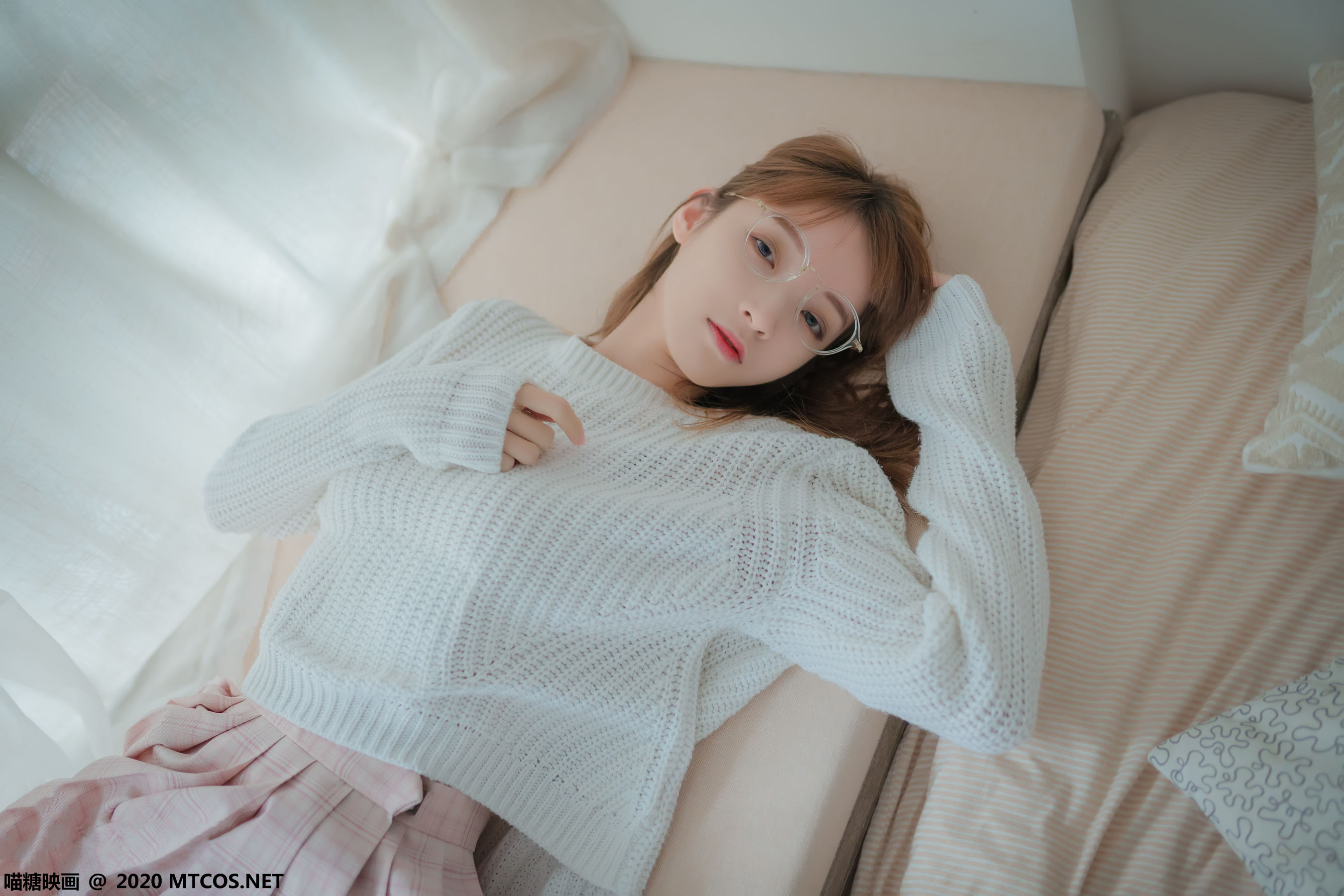 VOL.077 粉格裙的眼睛娘-图13