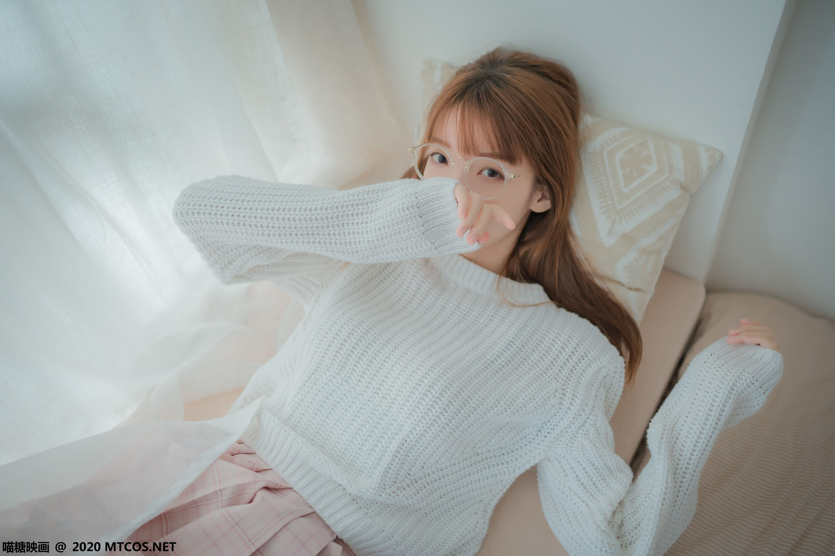 VOL.077 粉格裙的眼睛娘-图15