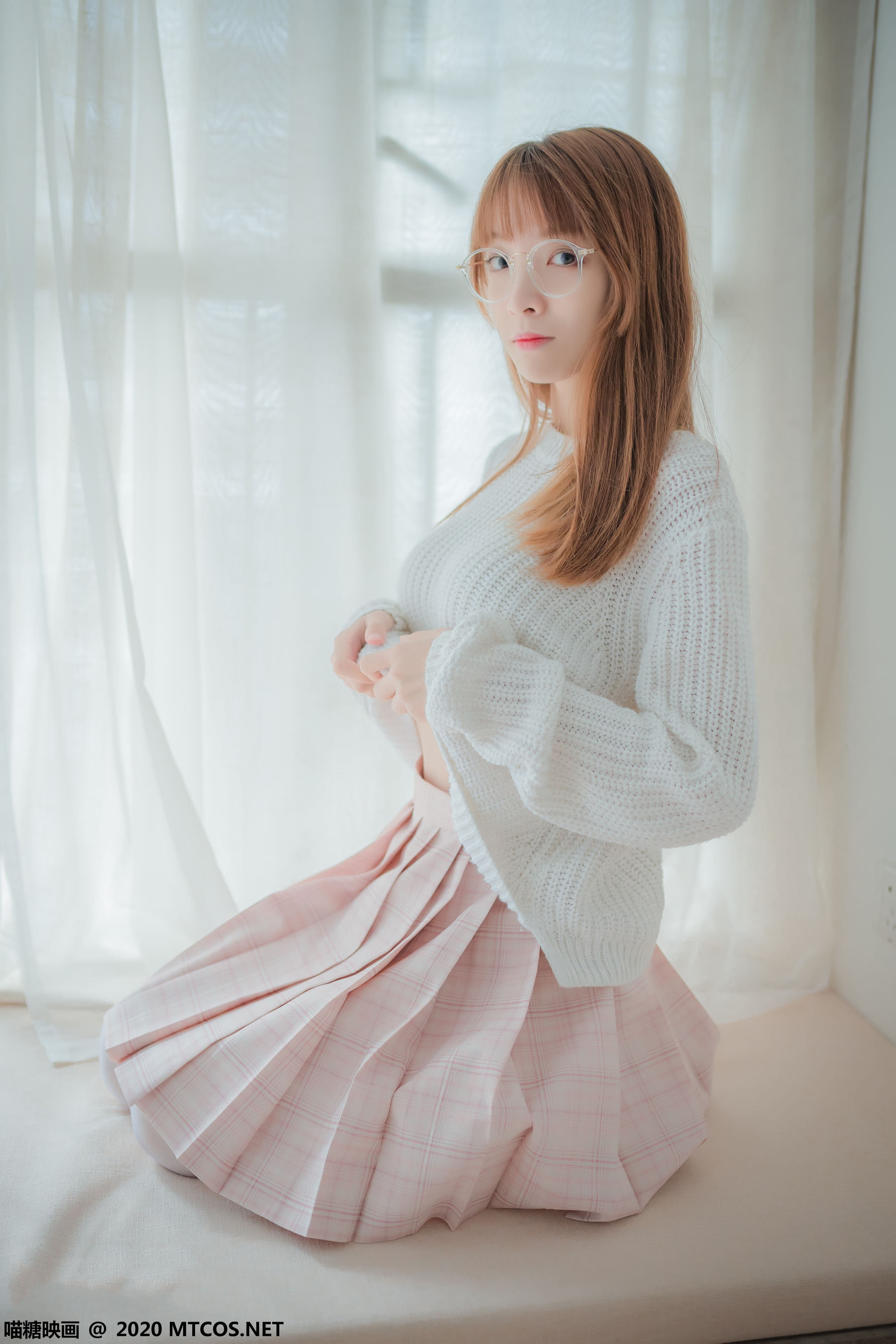 VOL.077 粉格裙的眼睛娘-图18