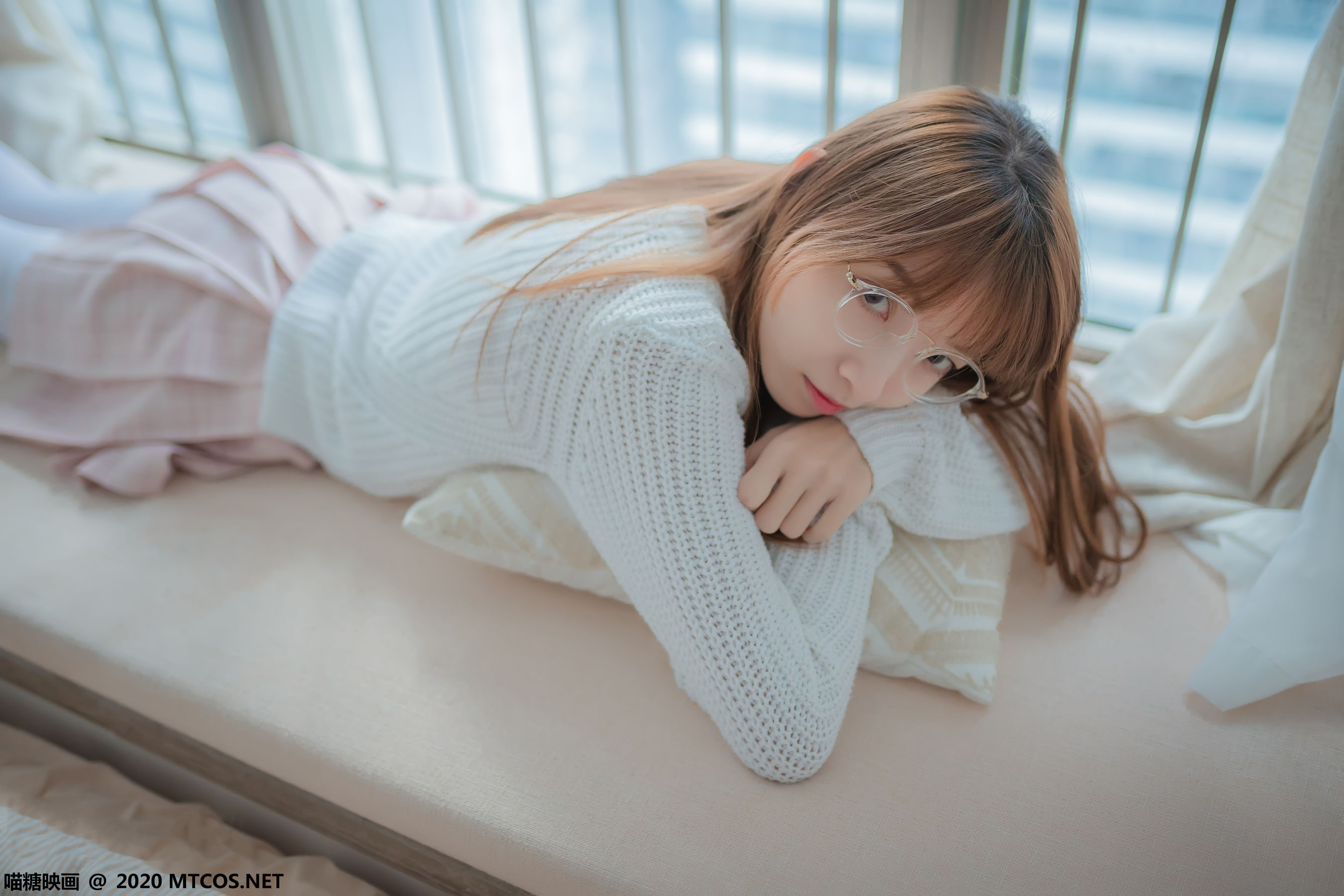 VOL.077 粉格裙的眼睛娘-图20