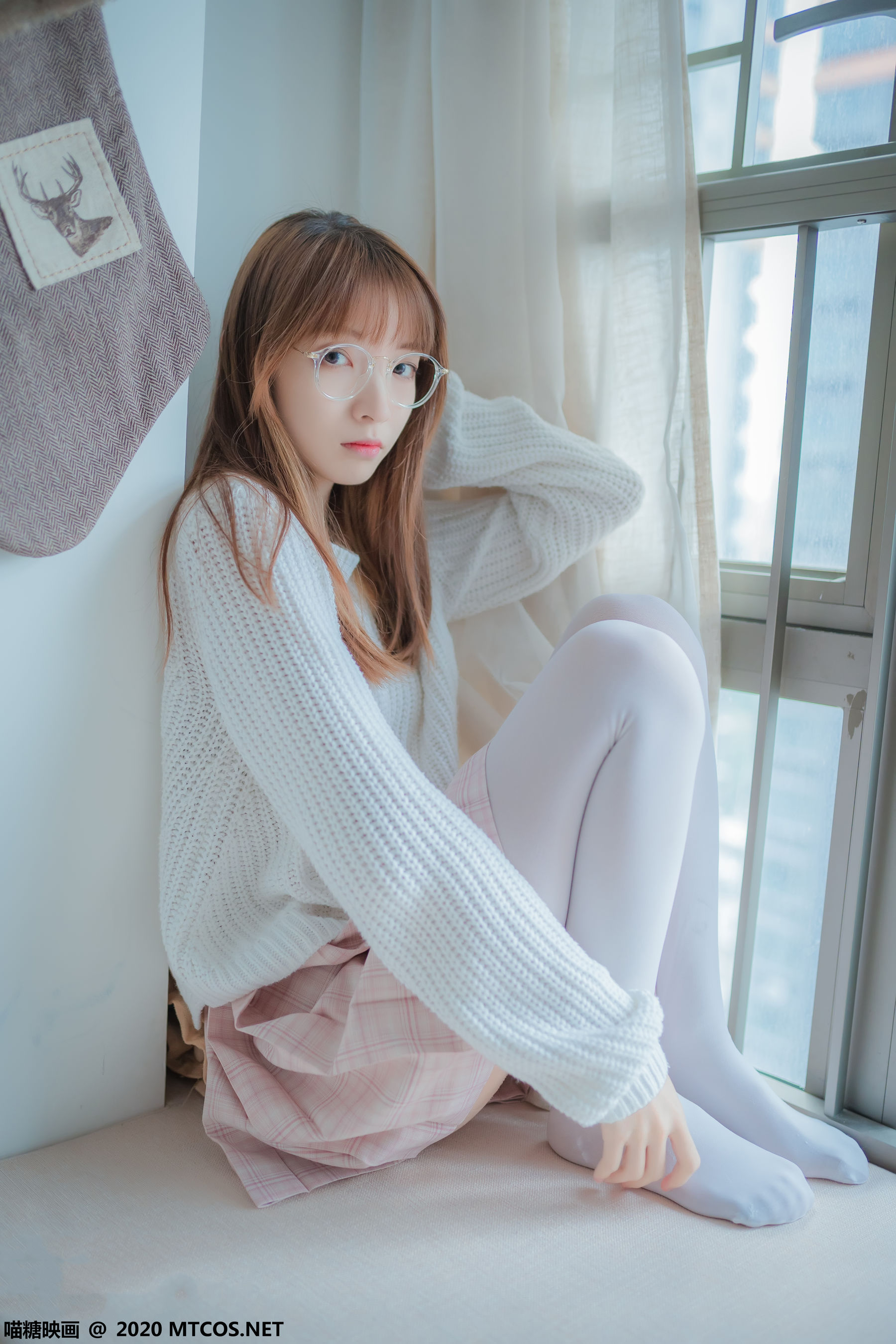 VOL.077 粉格裙的眼睛娘-图21