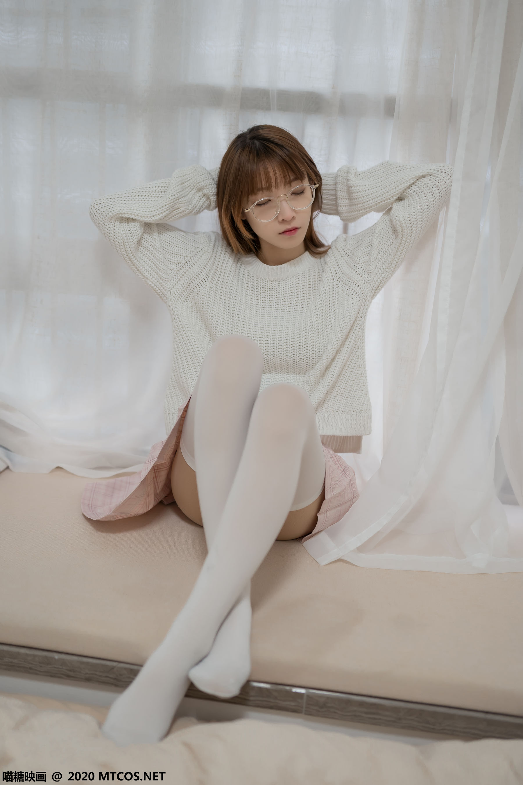 VOL.077 粉格裙的眼睛娘-图27