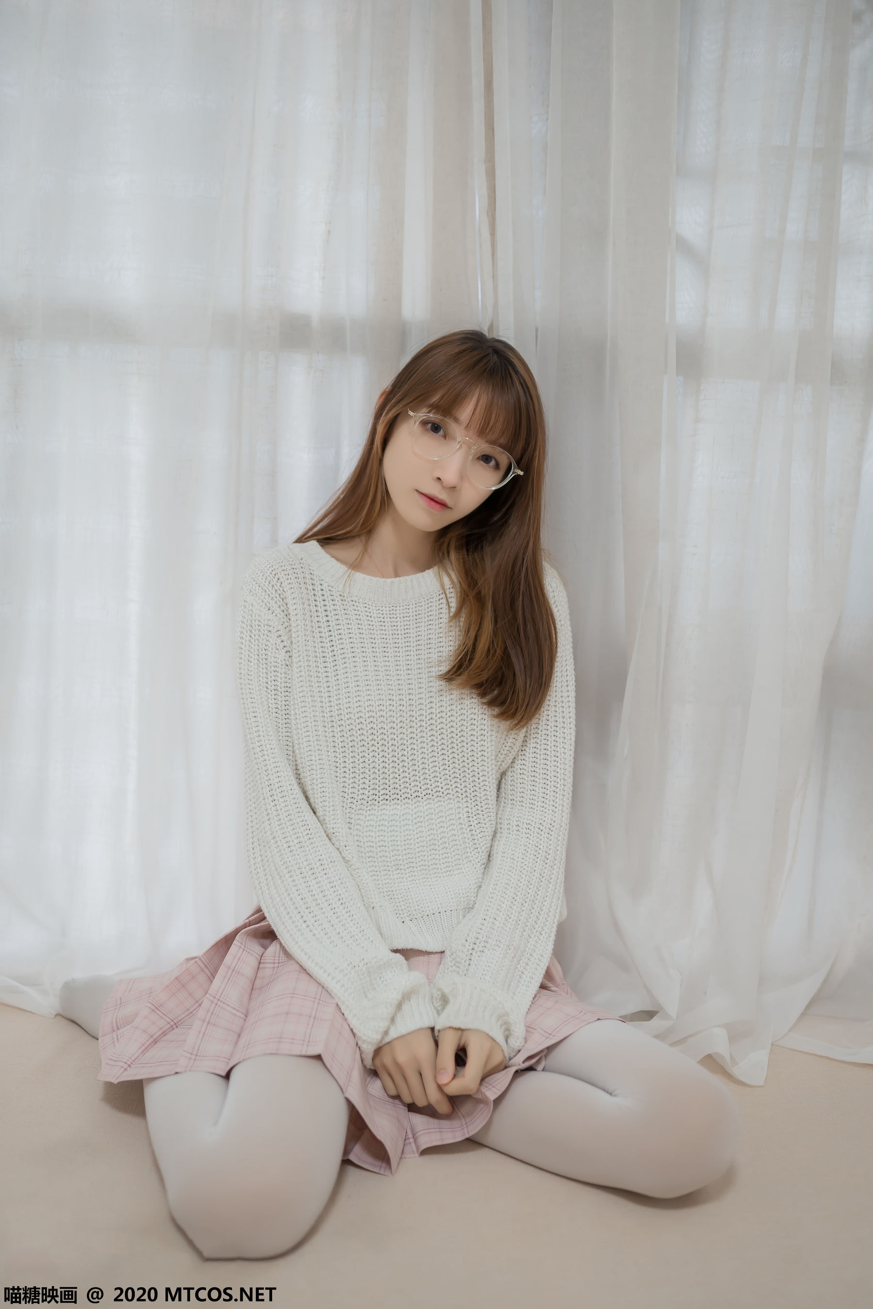 VOL.077 粉格裙的眼睛娘-图28