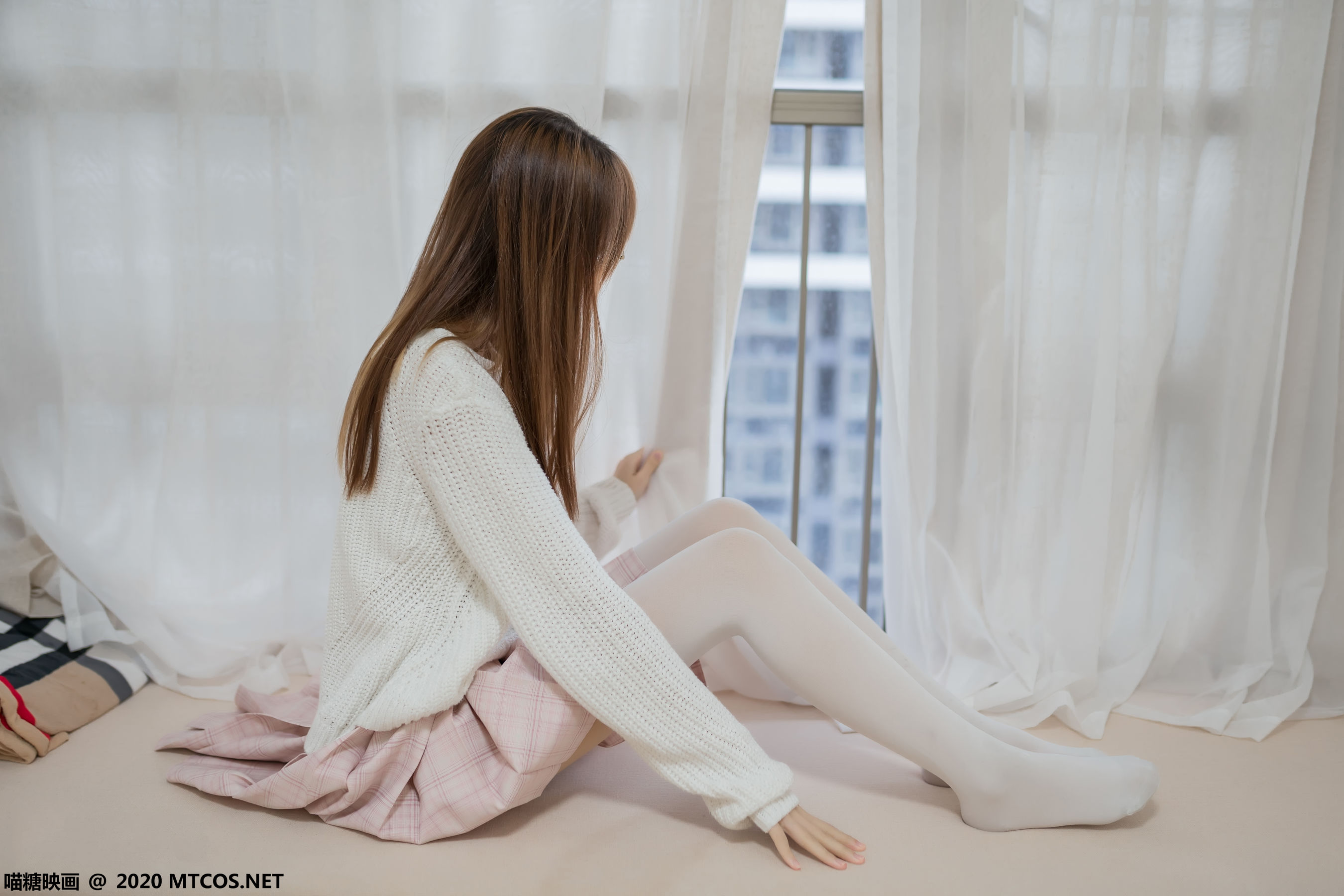 VOL.077 粉格裙的眼睛娘-图30