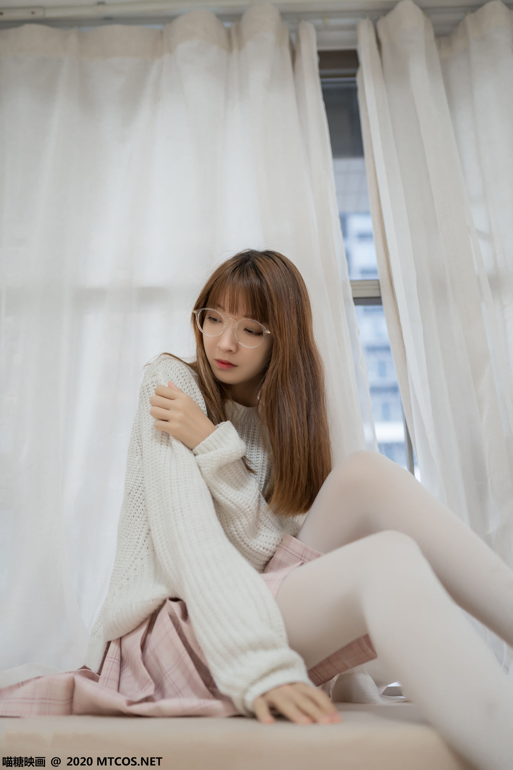 VOL.077 粉格裙的眼睛娘-图31