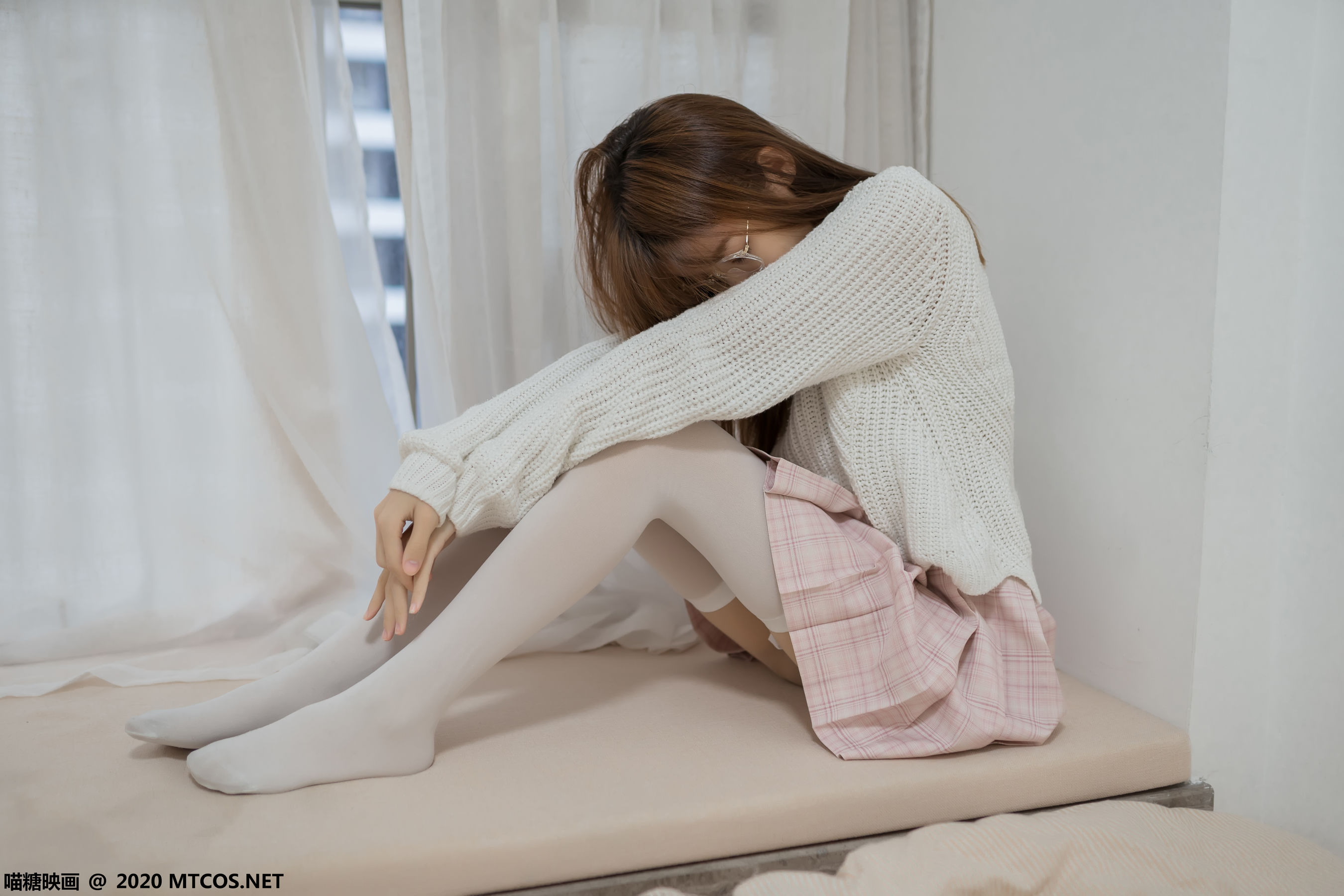 VOL.077 粉格裙的眼睛娘-图34