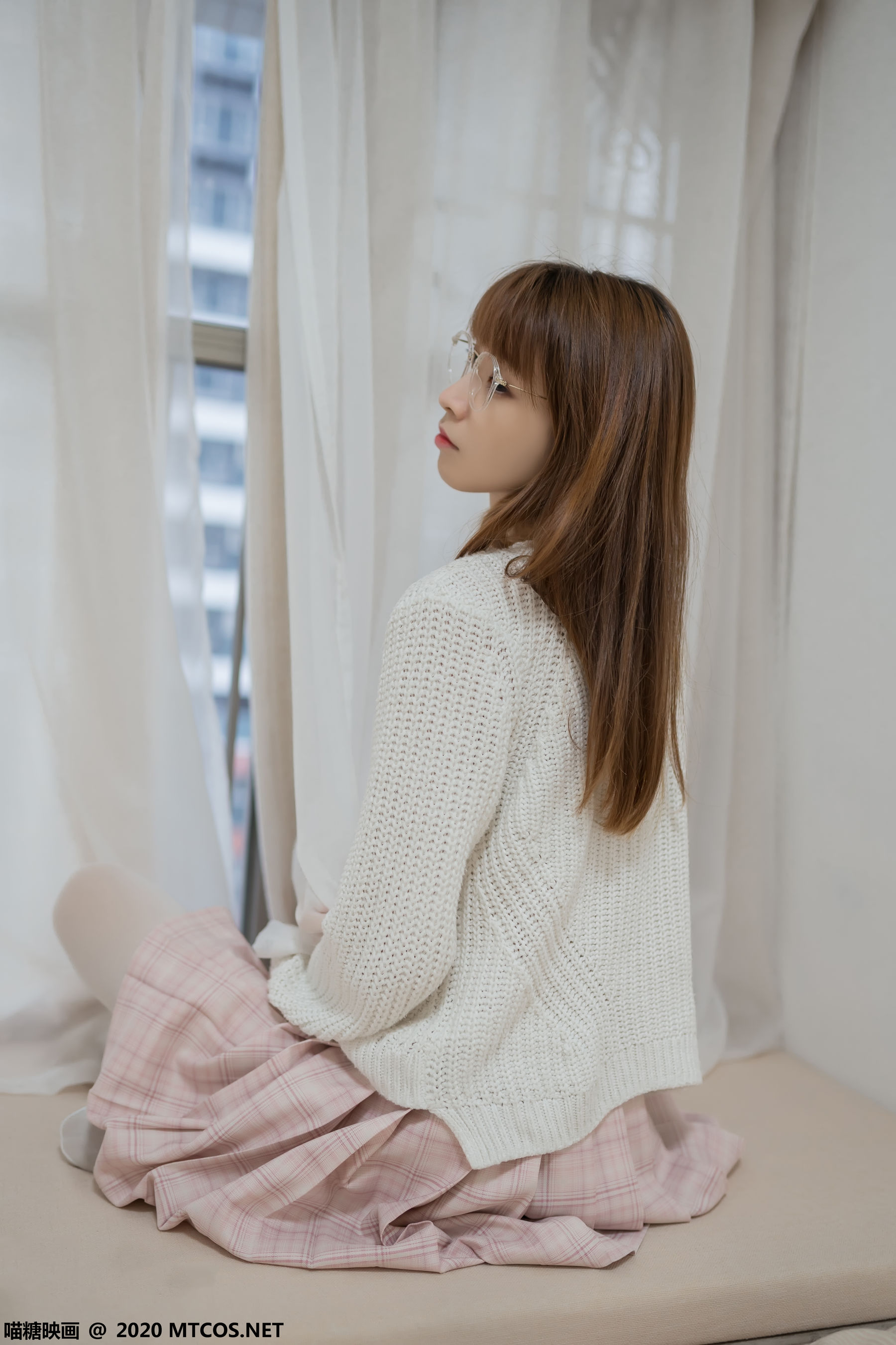 VOL.077 粉格裙的眼睛娘-图35