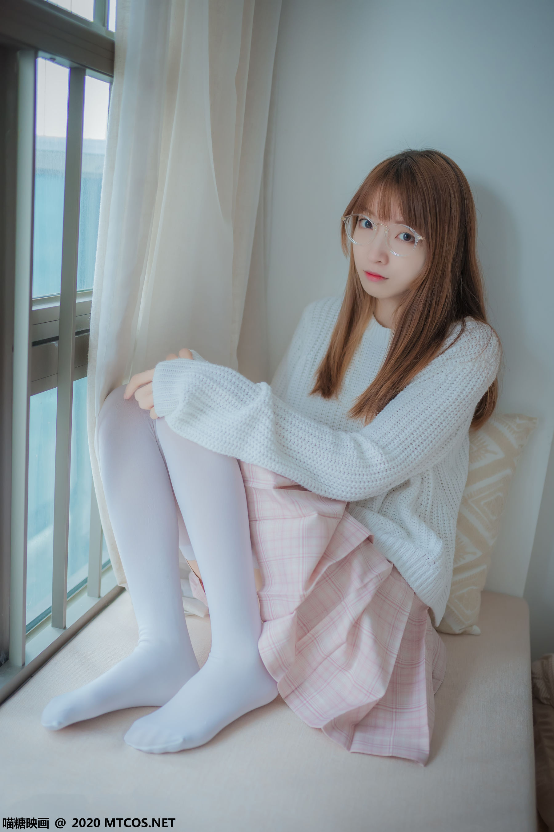 VOL.077 粉格裙的眼睛娘-图6