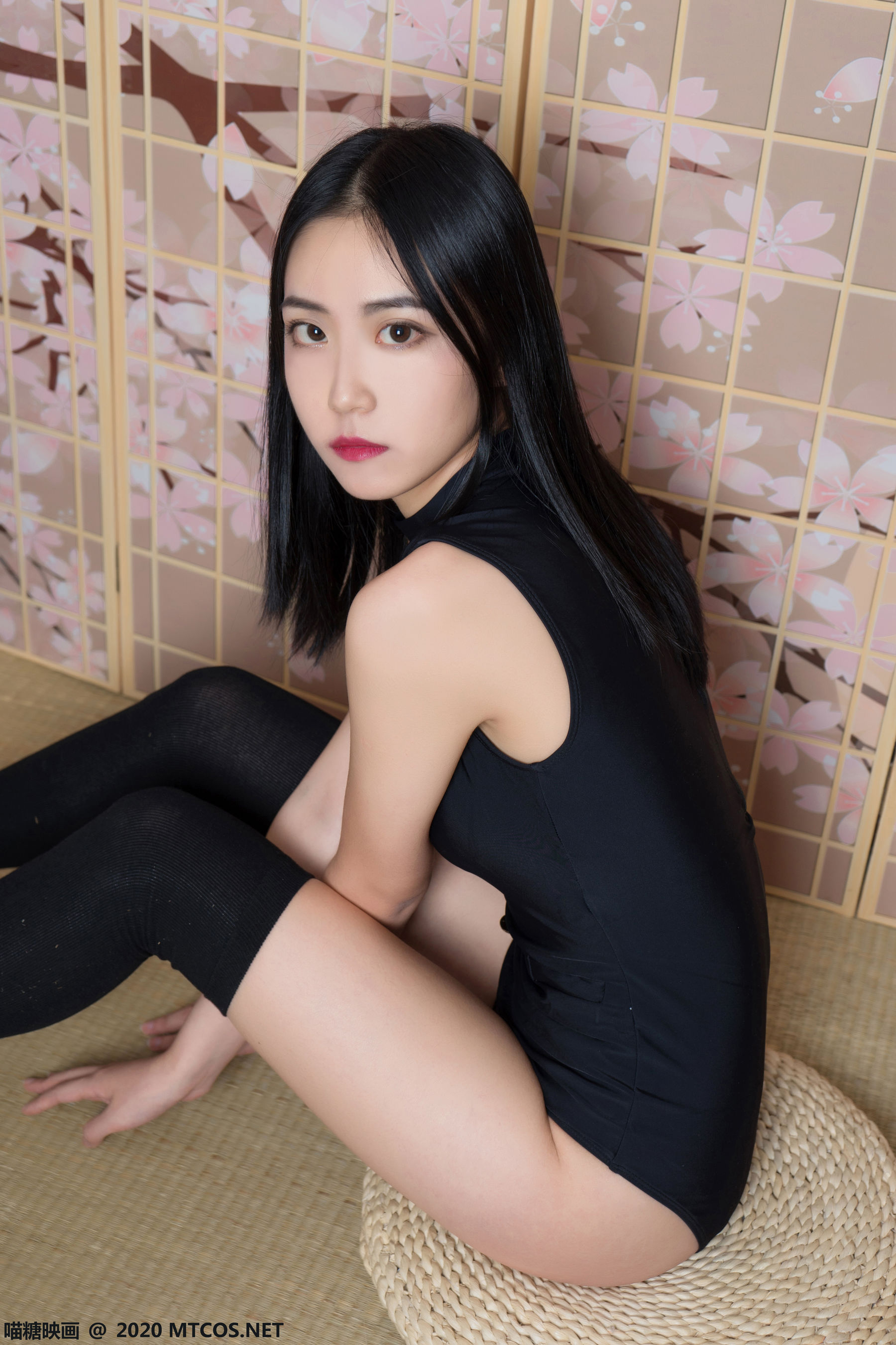 VOL.079 黑色制服的少女-图16